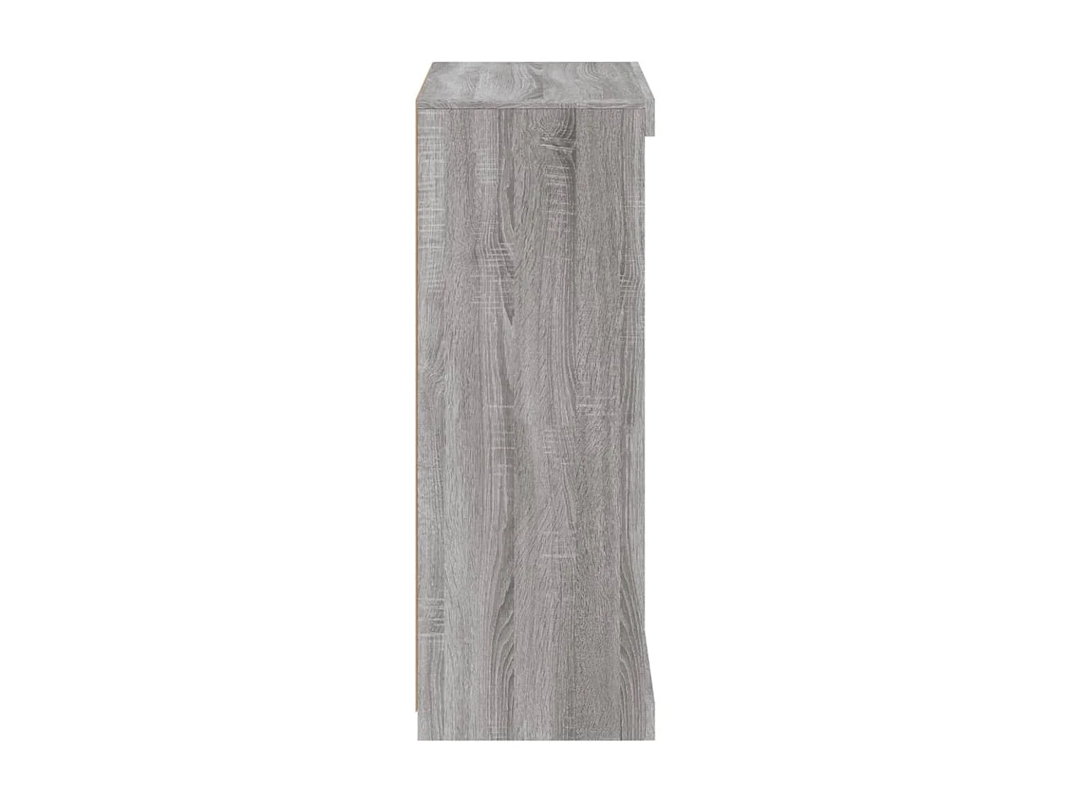 Buffet avec lumières LED sonoma gris 60,5x37x100 cm