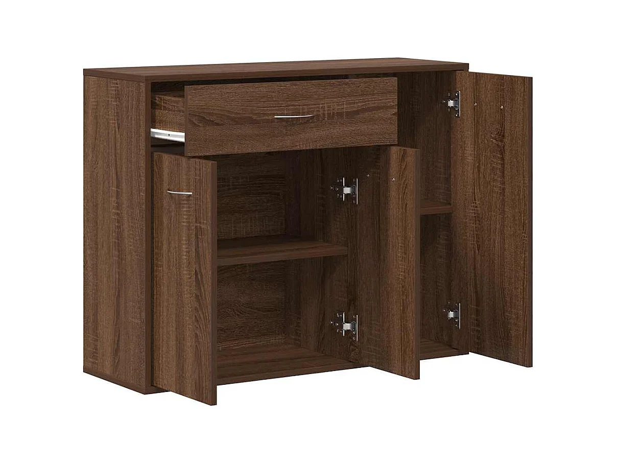 Buffet Chêne marron 88x30x70 cm Bois d'ingénierie