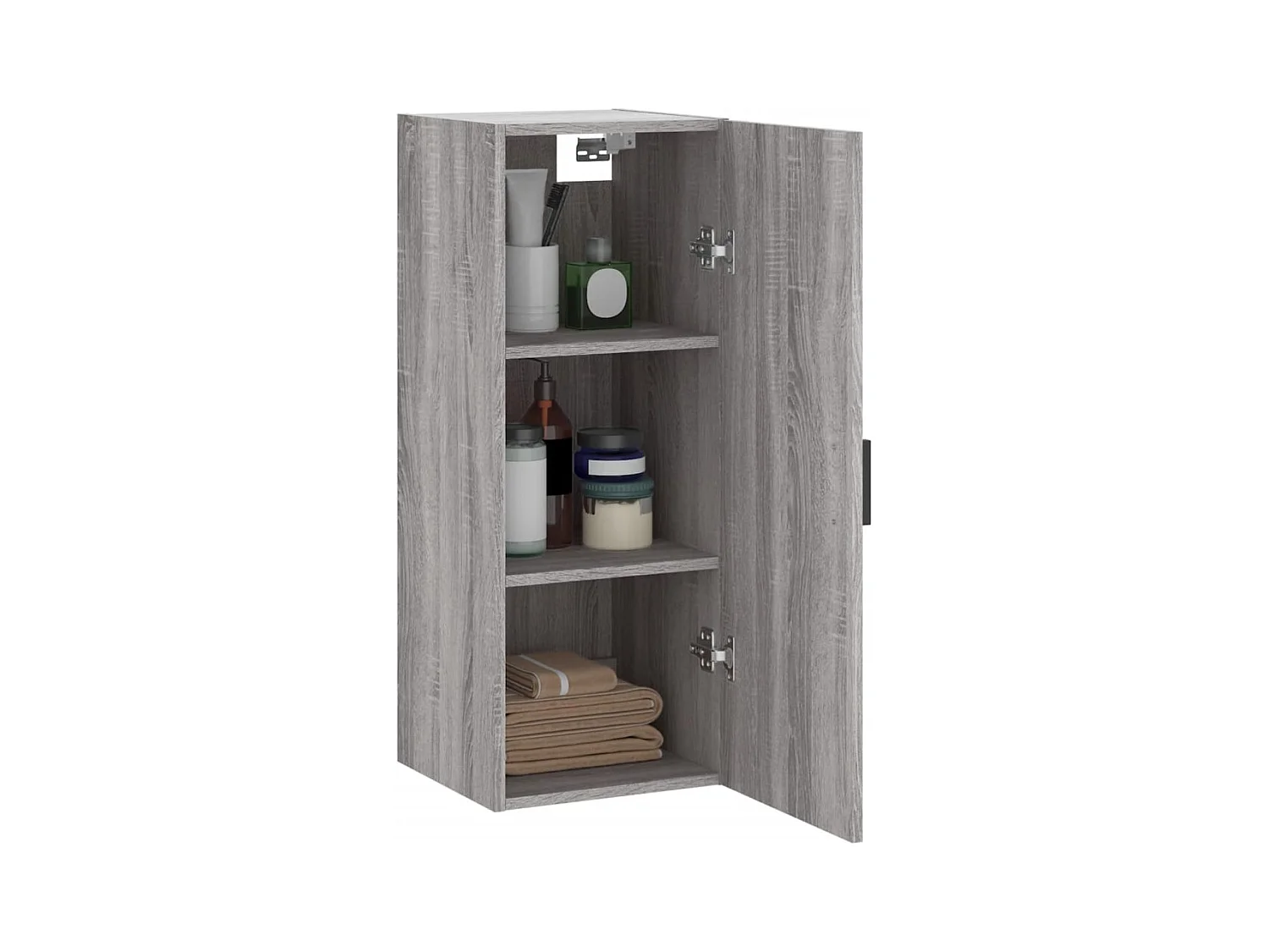 Armoire murale sonoma gris 34,5x34x90 cm