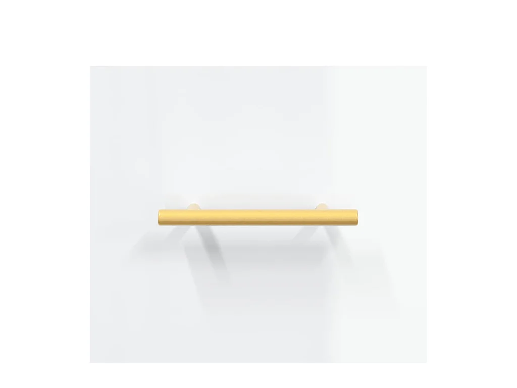 Buffet blanc brillant 100x36x60 cm bois d'ingénierie