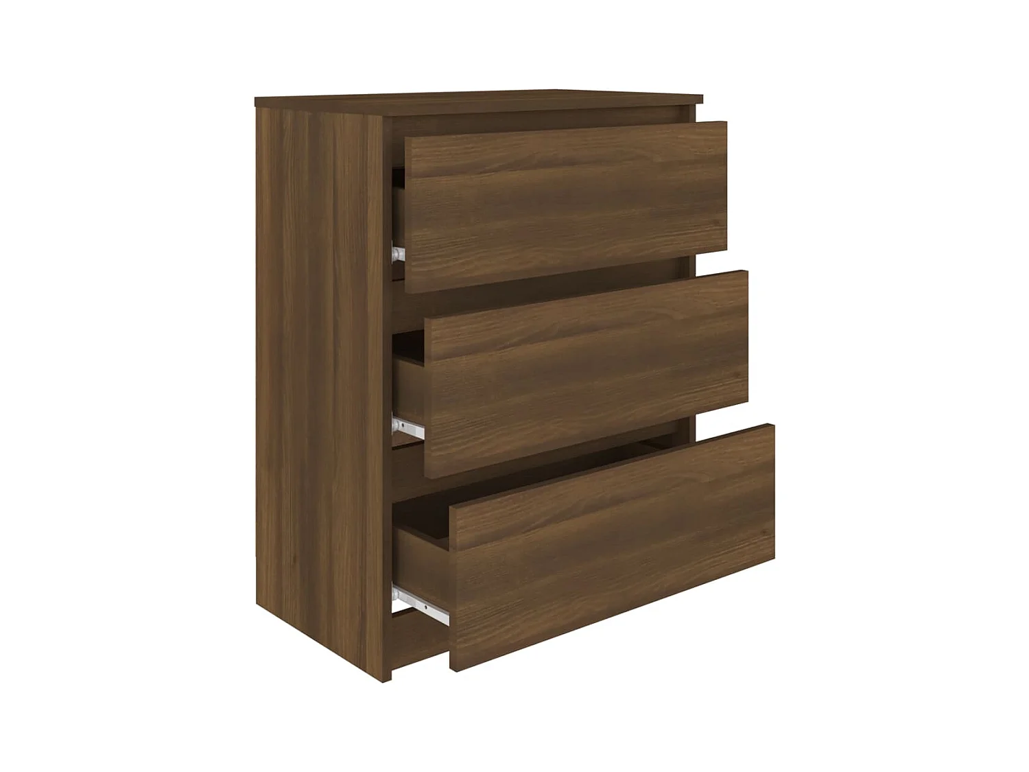 Buffet Chêne marron 60x35x76 cm Bois d'ingénierie