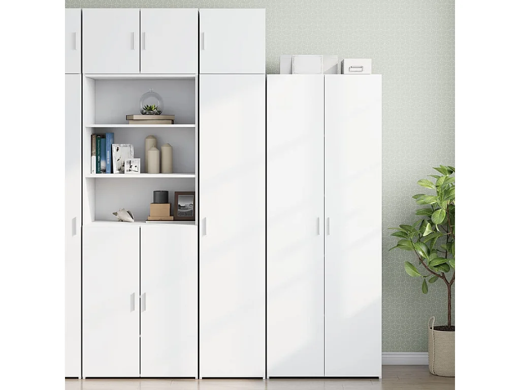 Armoire murale blanc 40x42,5x40 cm bois d'ingénierie