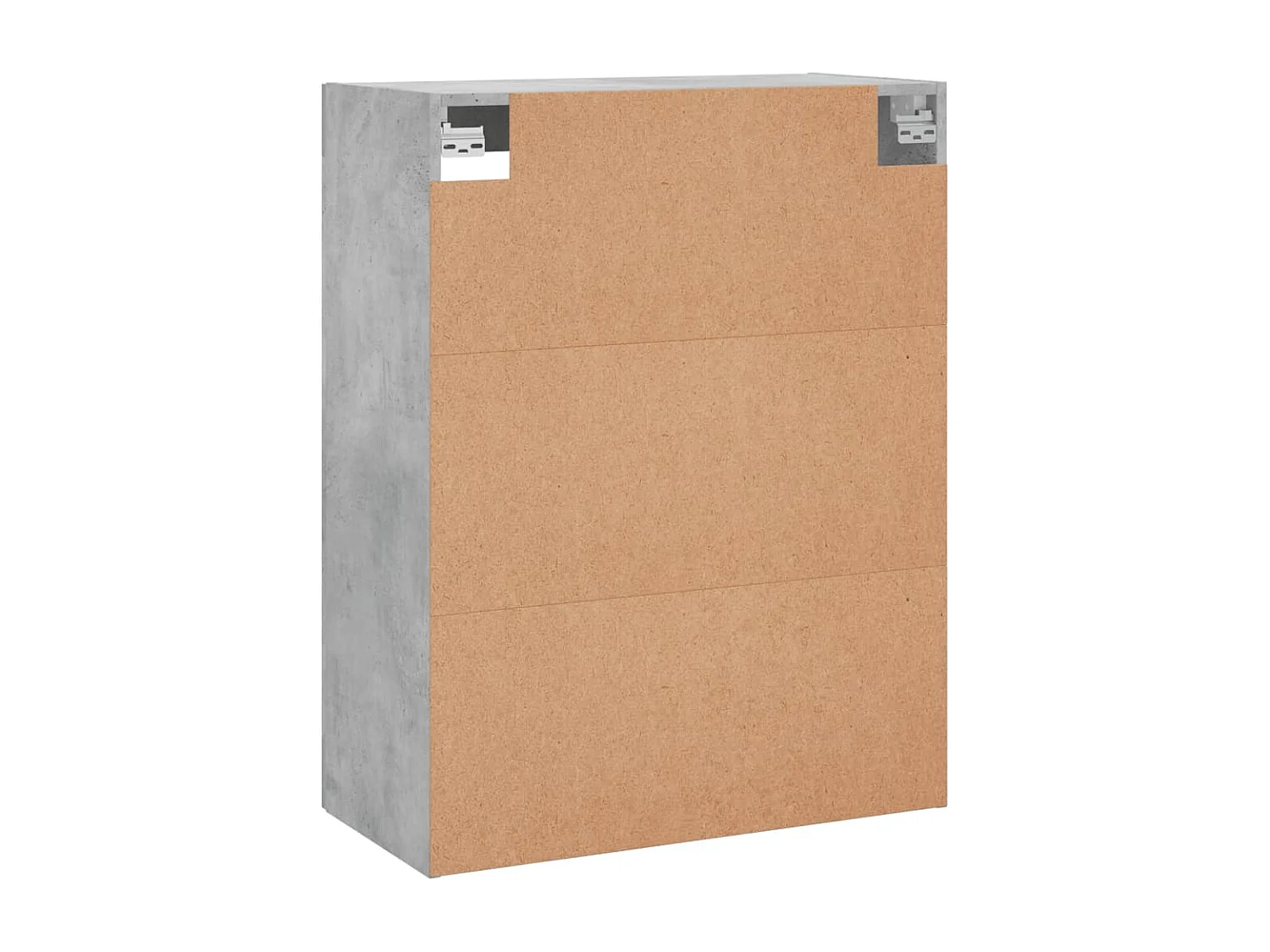 Armoire murale gris béton 69,5x34x90 cm