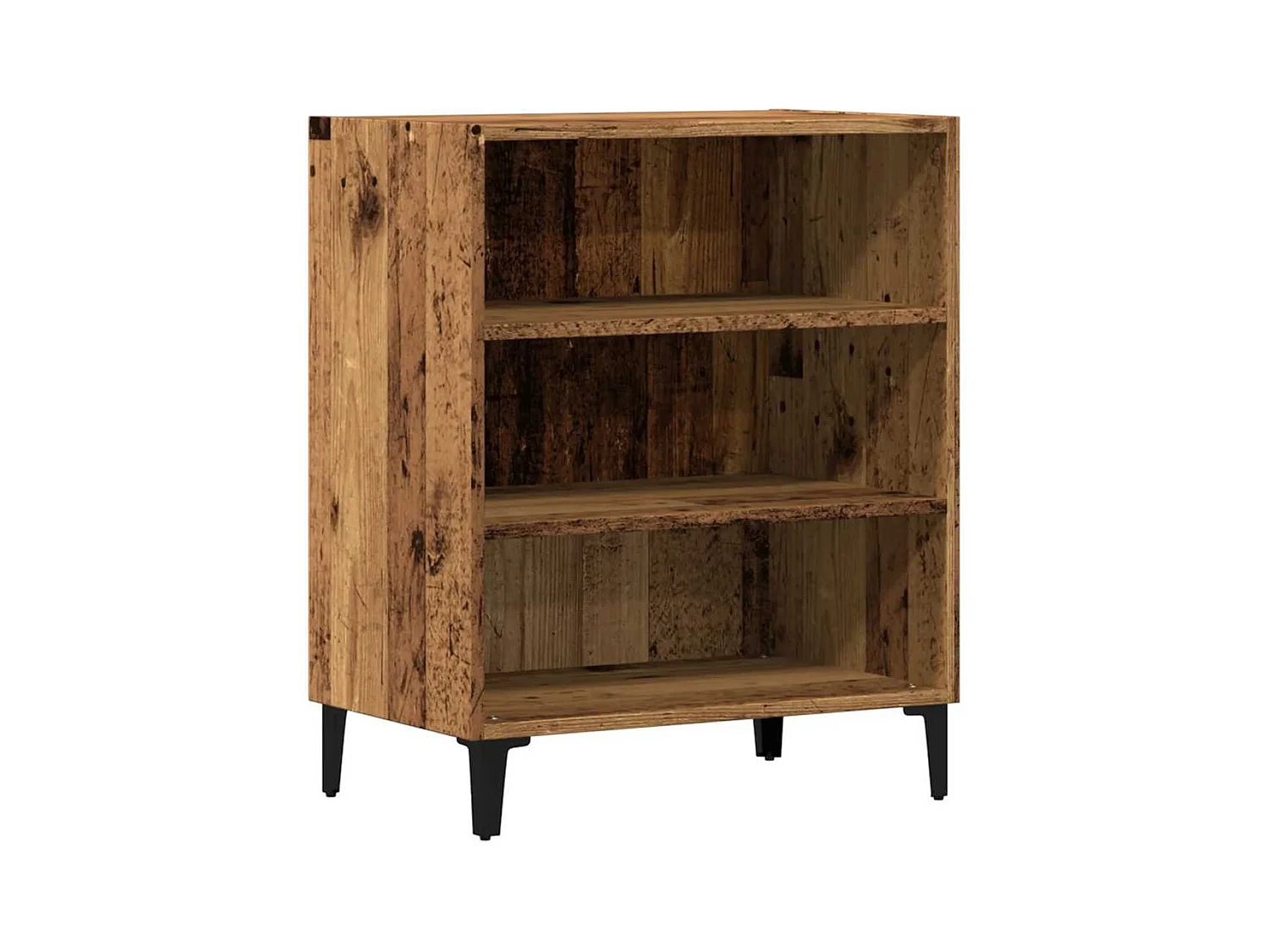 Buffet vieux bois 57x35x70 cm bois d'ingénierie