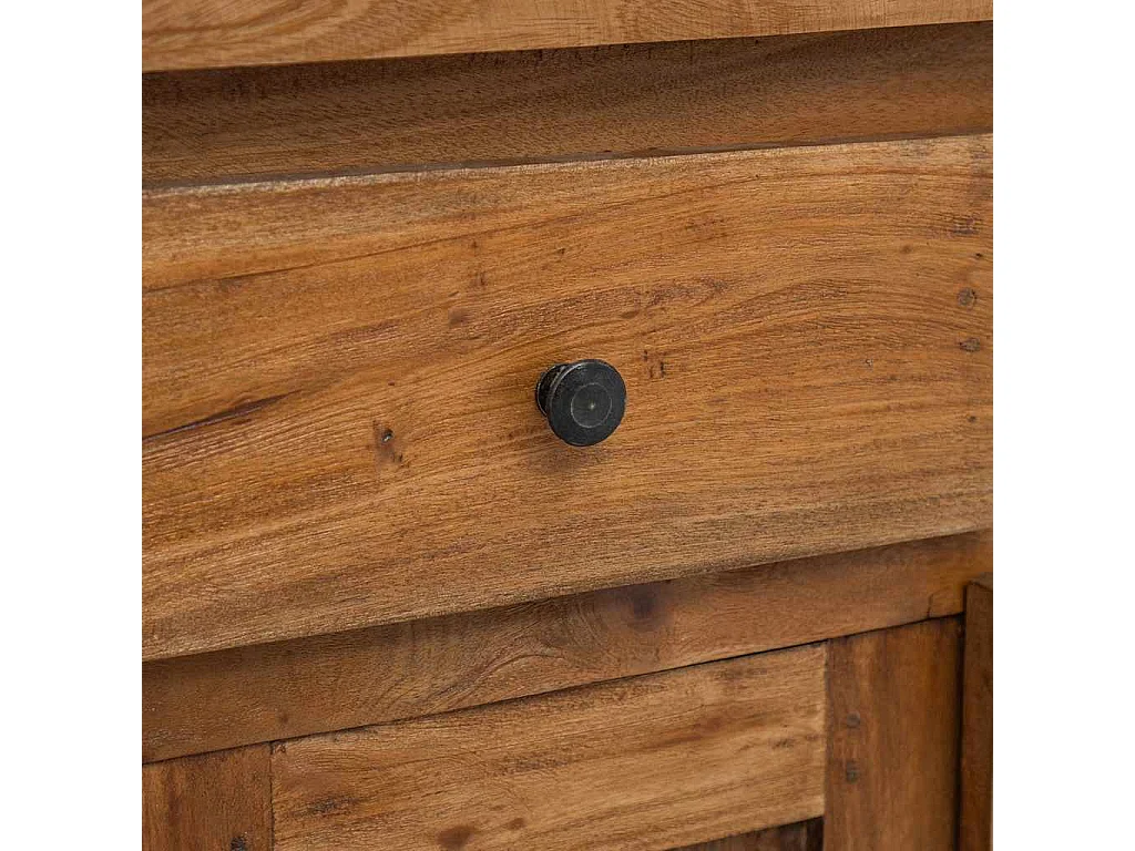 Buffet bois d'acajou massif 75x30x65 cm