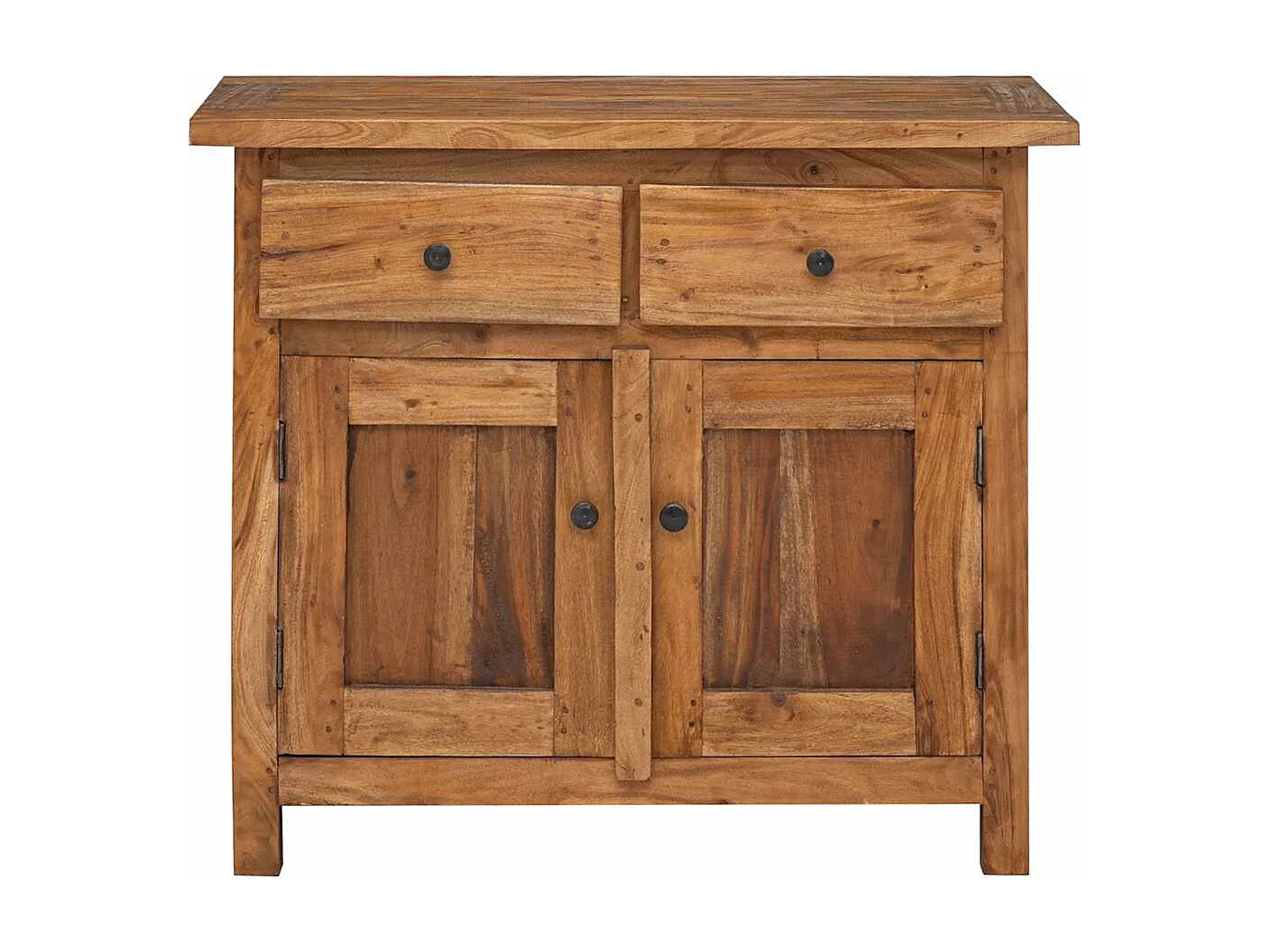 Buffet bois d'acajou massif 75x30x65 cm