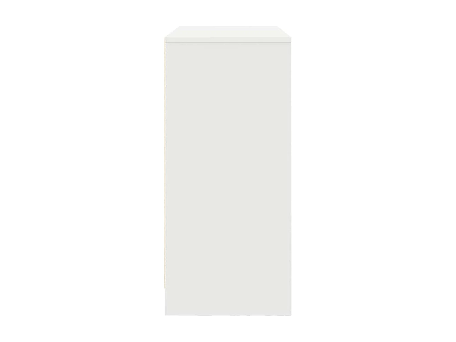 Buffet avec tiroir blanc 80x34x76 cm bois d'ingénierie