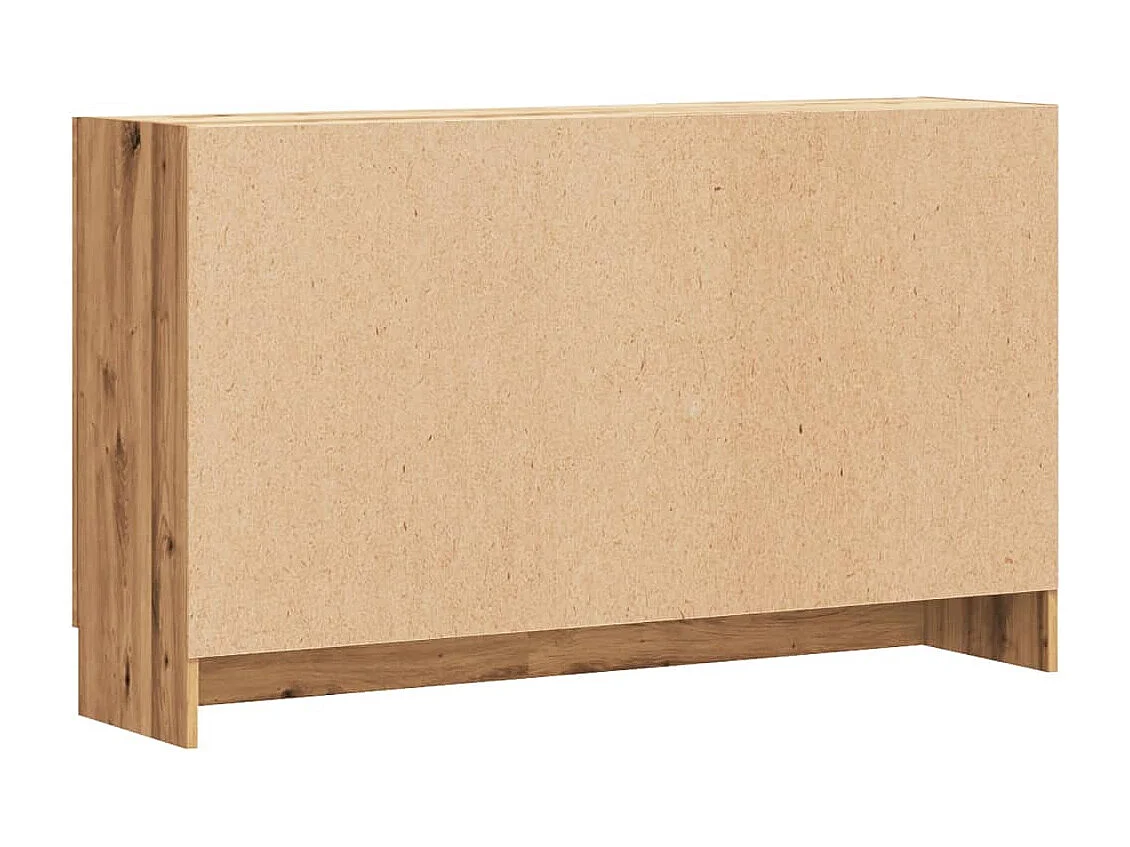 Buffet chêne artisanal 120x30,5x70 cm bois d'ingénierie