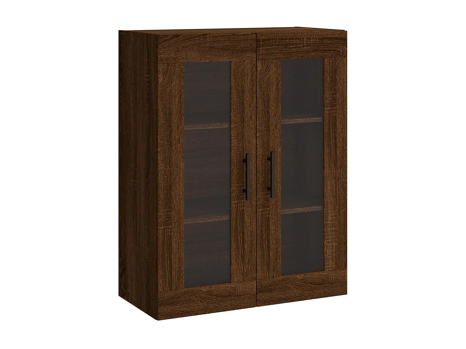 Armoire murale chêne marron 69,5x34x90 cm