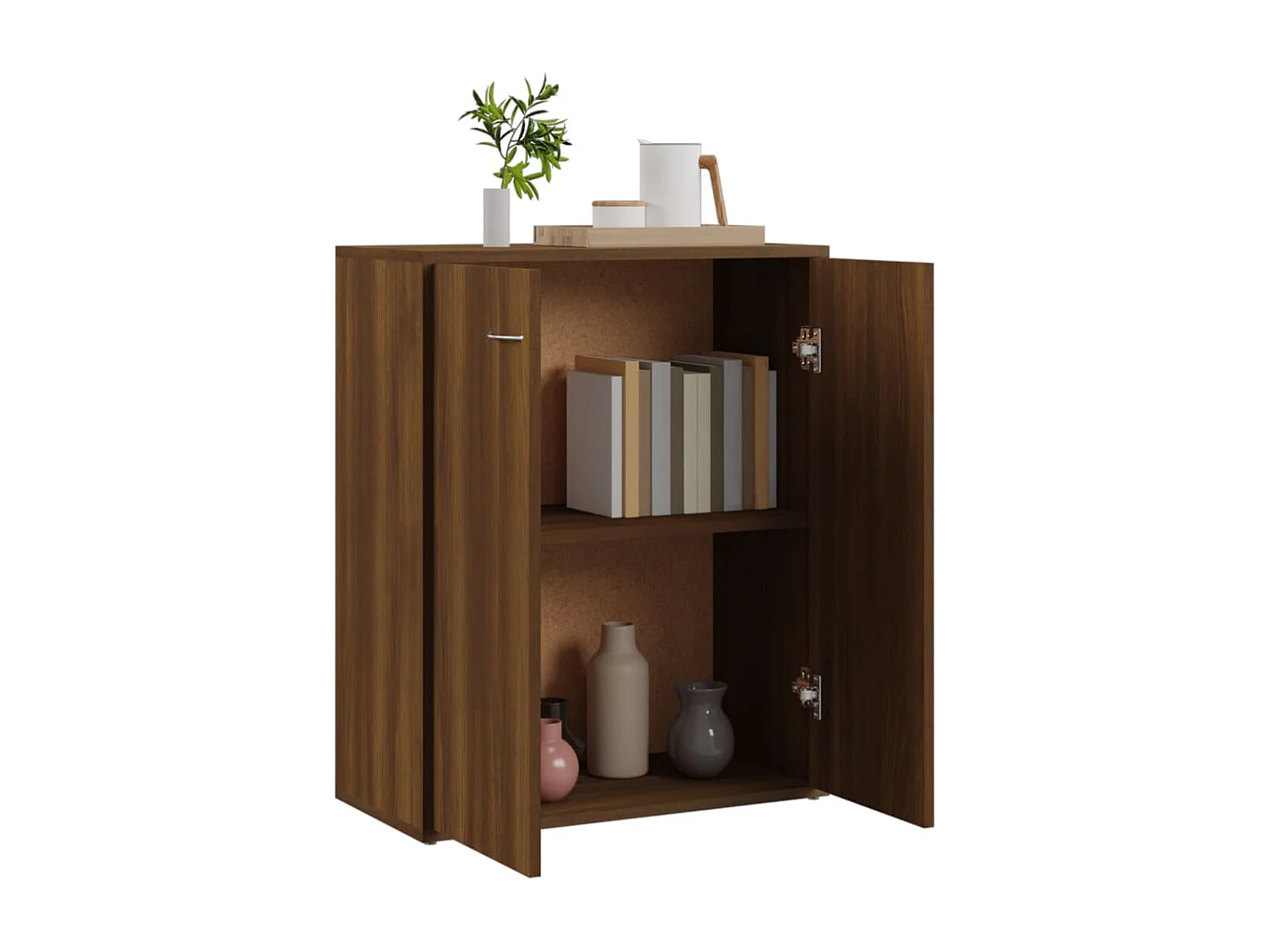 Buffet Chêne marron 60x30x75 cm Bois d'ingénierie