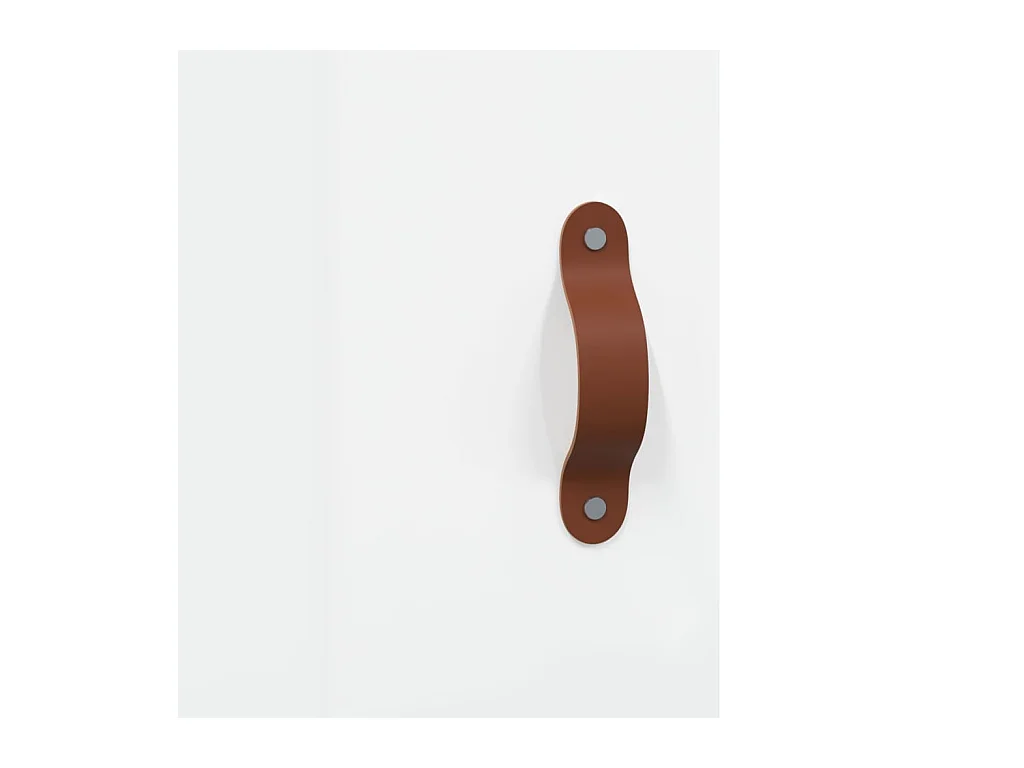 Hoogglans wit dressoir 69,5x31x115 cm bewerkt hout