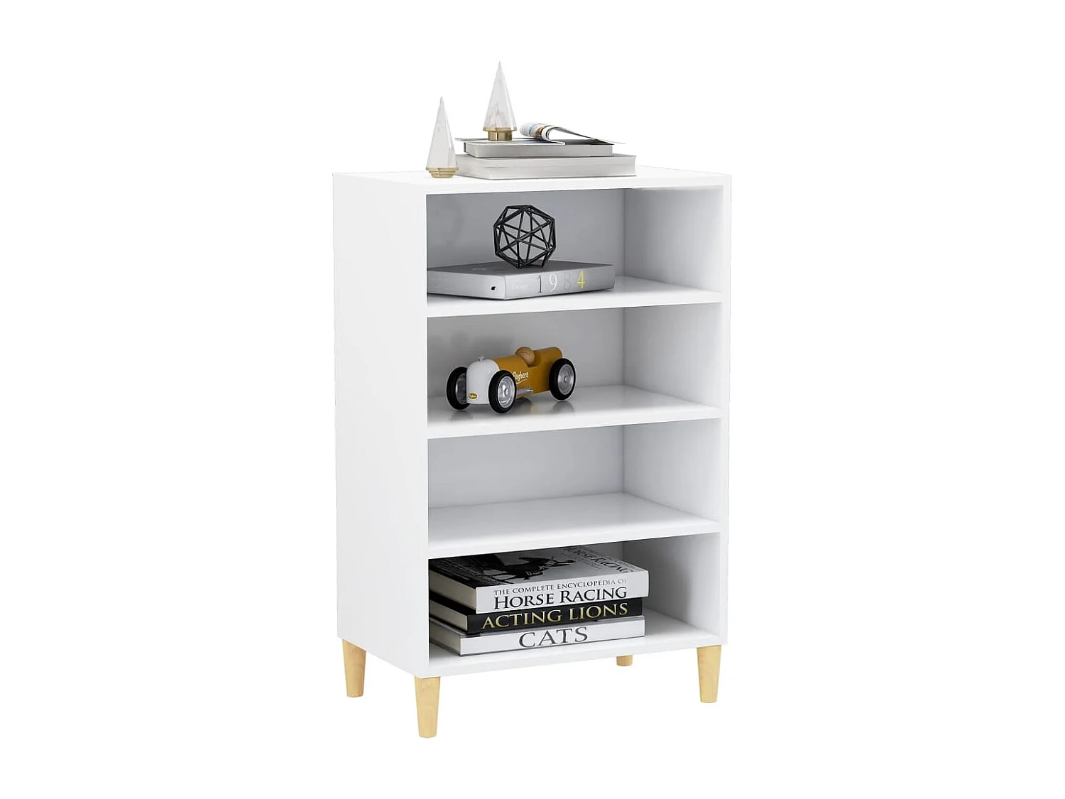 Buffet Blanc 57x35x90 cm Bois d’ingénierie