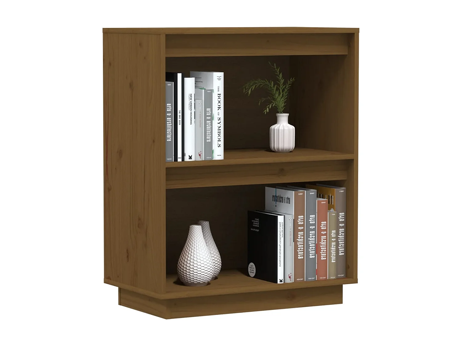 Armoire console Marron miel 60x34x75 cm Bois de pin solide