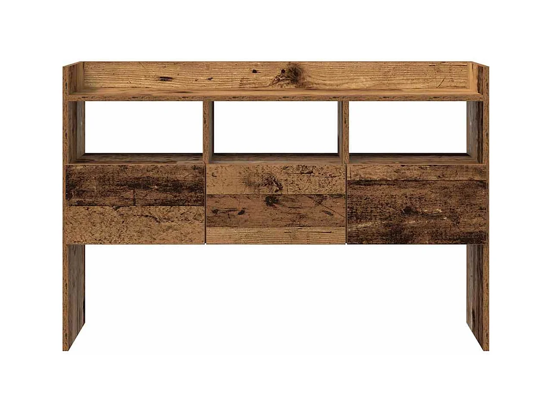 Buffet vieux bois 105x30x70 cm bois d'ingénierie
