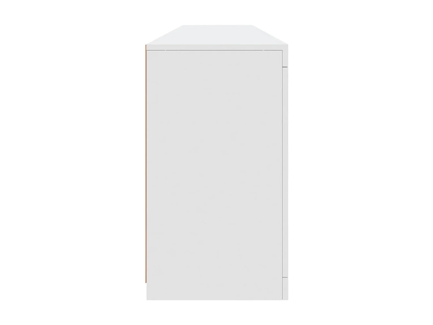 Credenza con luci LED bianche 181,5x37x67 cm