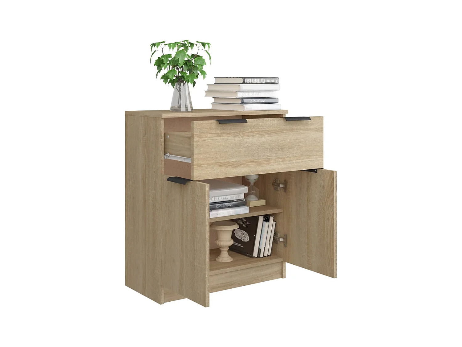 Buffet Chêne sonoma 60x30x70 cm Bois d'ingénierie