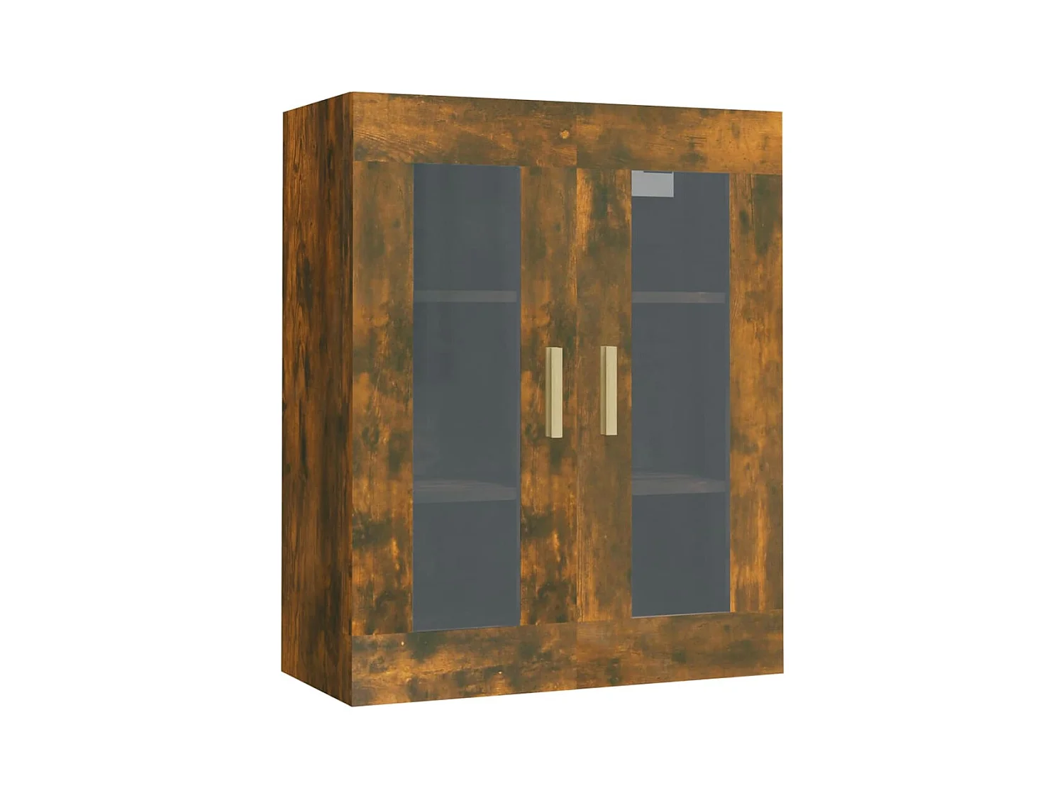 Hangkast van gerookt eikenhout 69,5x34x90 cm