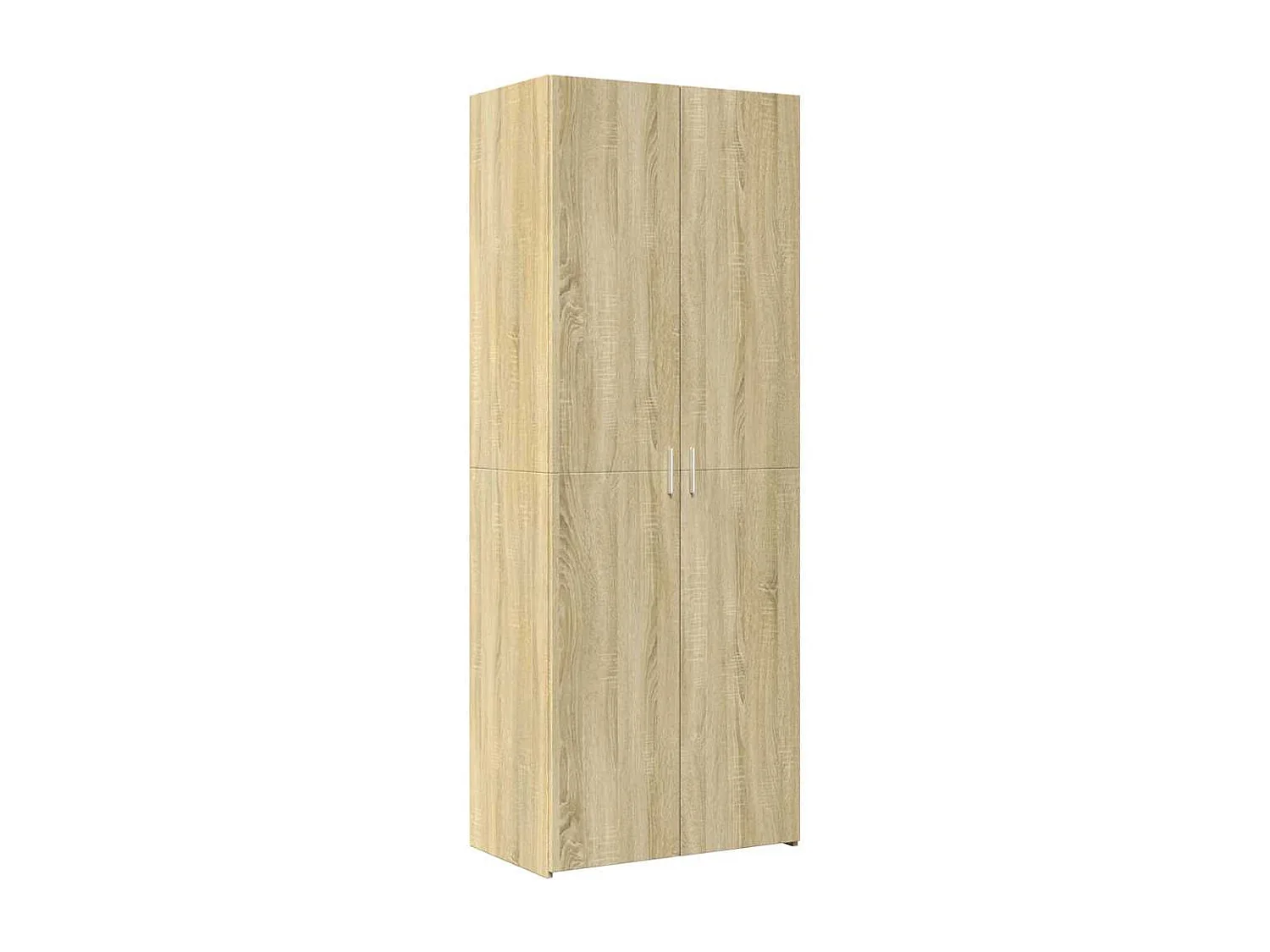 Buffet haut chêne sonoma 70x42,5x185 cm bois d'ingénierie