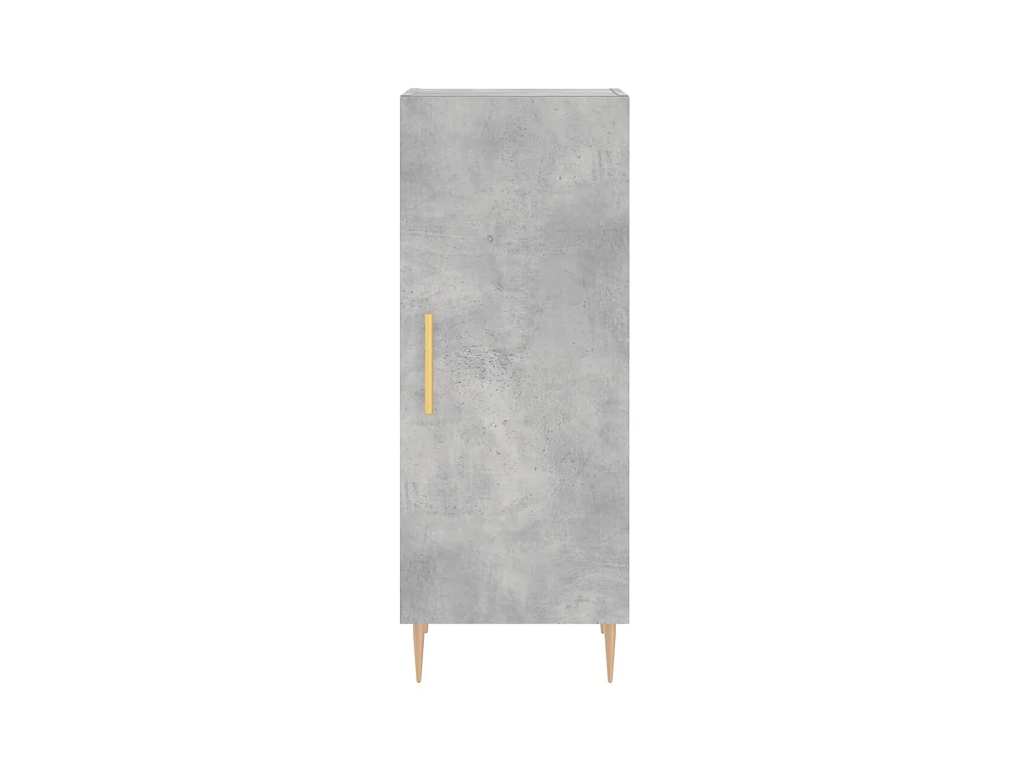 Buffet Gris béton 34,5x34x90 cm Bois d'ingénierie