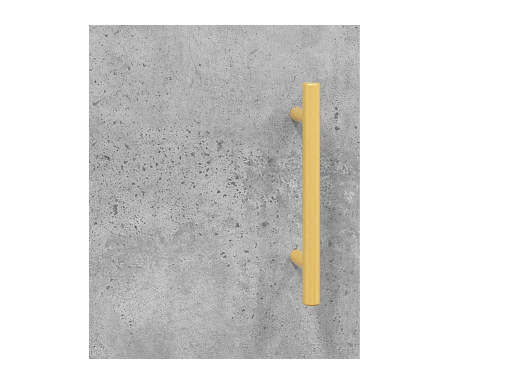 Buffet Gris béton 34,5x34x90 cm Bois d'ingénierie