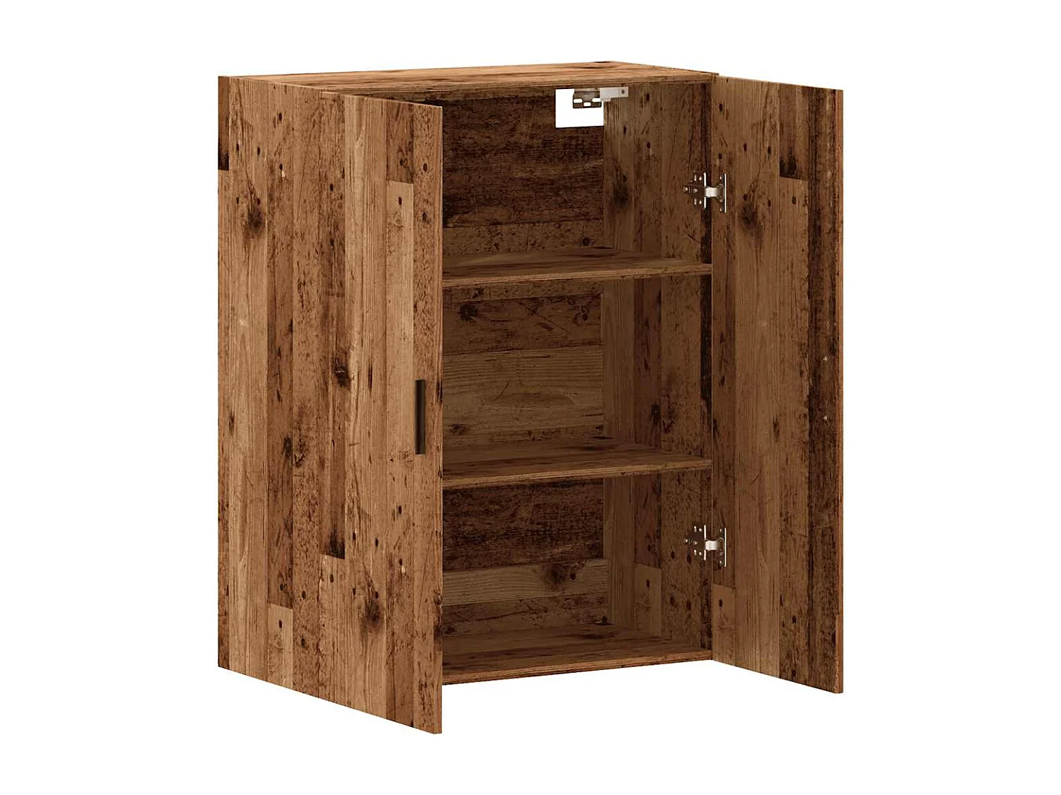 Armoire murale vieux bois 69,5x34x90 cm
