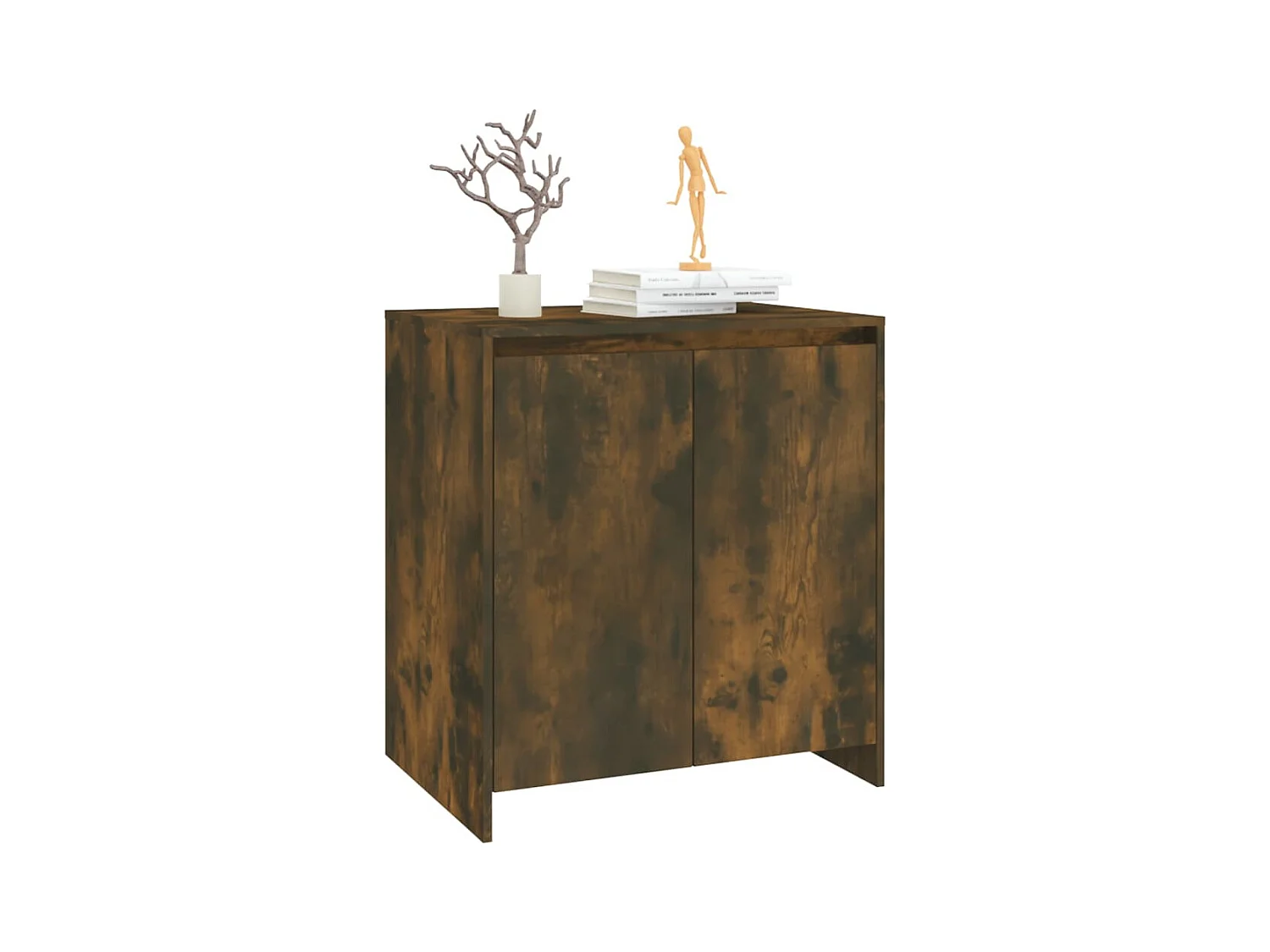 Buffet Chêne fumé 70x41x75 cm Bois d'ingénierie