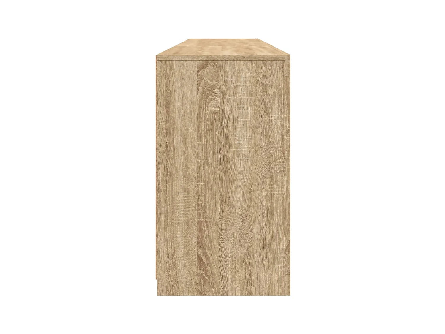 Buffet avec lumières LED chêne sonoma 181,5x37x67 cm