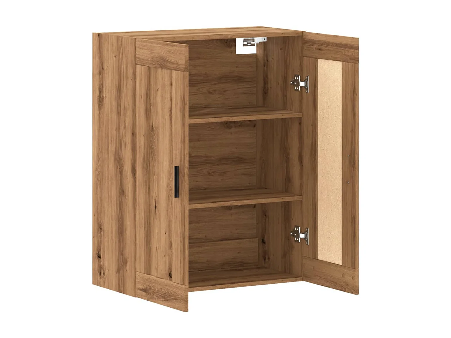 Armoire murale chêne artisanal 69,5x34x90 cm bois d'ingénierie