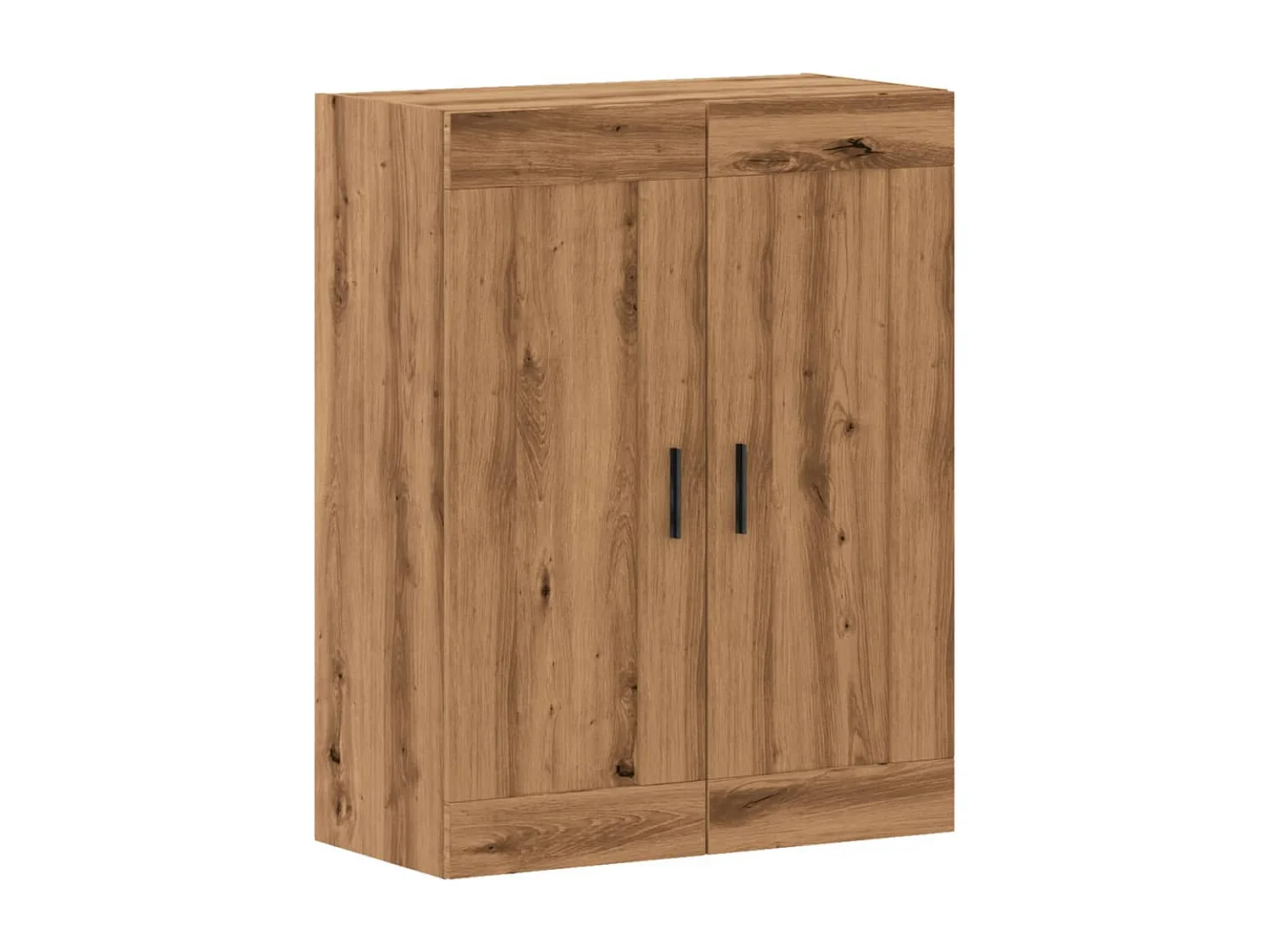 Armoire murale chêne artisanal 69,5x34x90 cm bois d'ingénierie