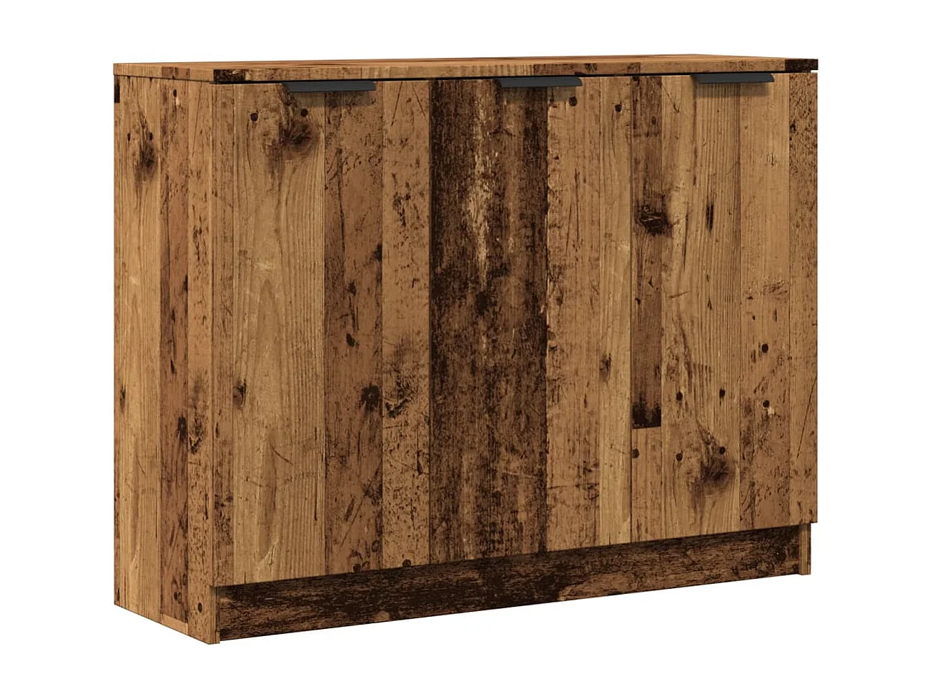 Buffet vieux bois 90,5x30x70 cm bois d'ingénierie