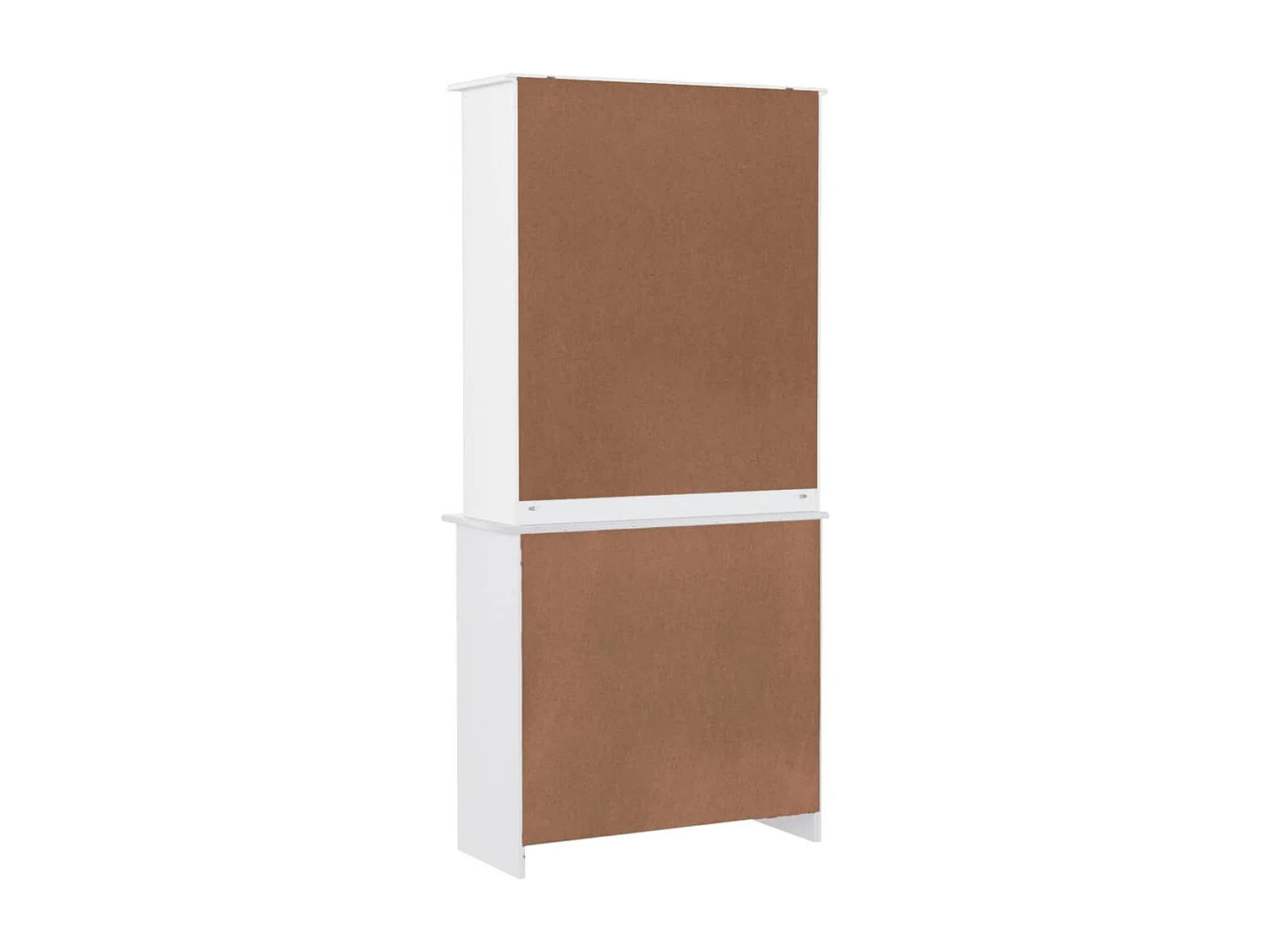 Buffet ALTA blanc 77x35x165 cm bois massif de pin