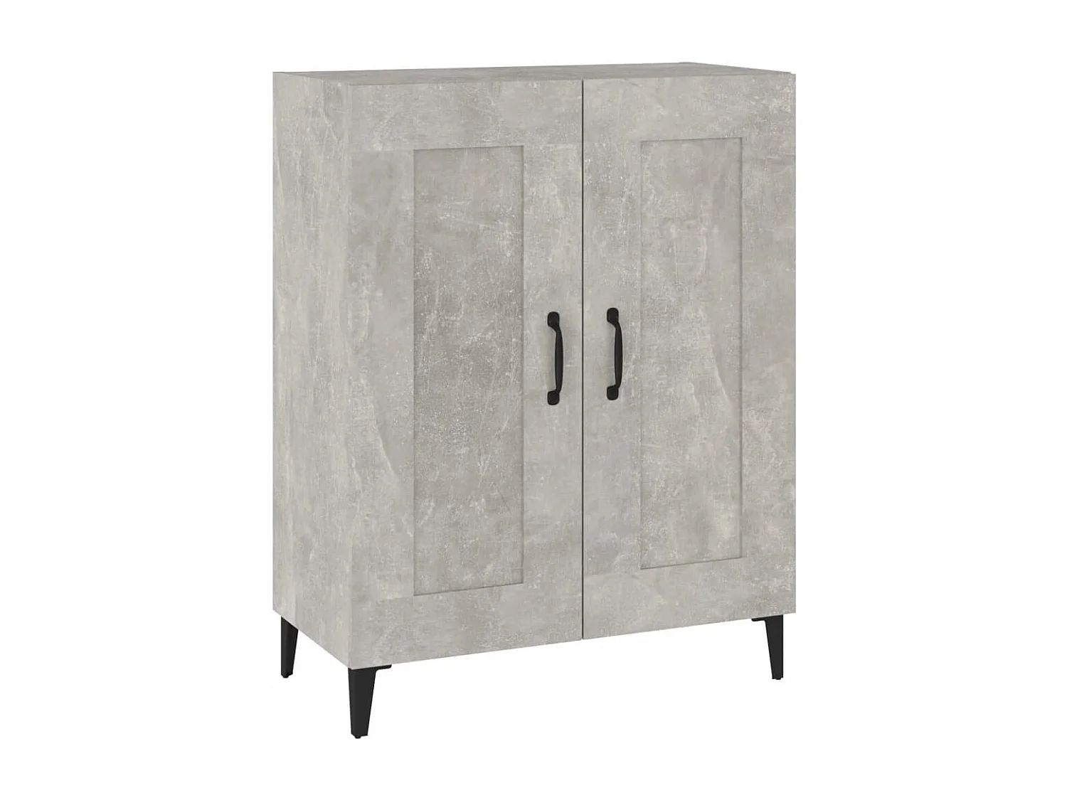 Buffet Gris béton 69,5x34x90 cm Bois d'ingénierie