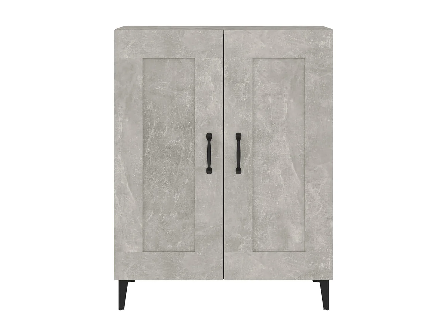 Buffet Gris béton 69,5x34x90 cm Bois d'ingénierie