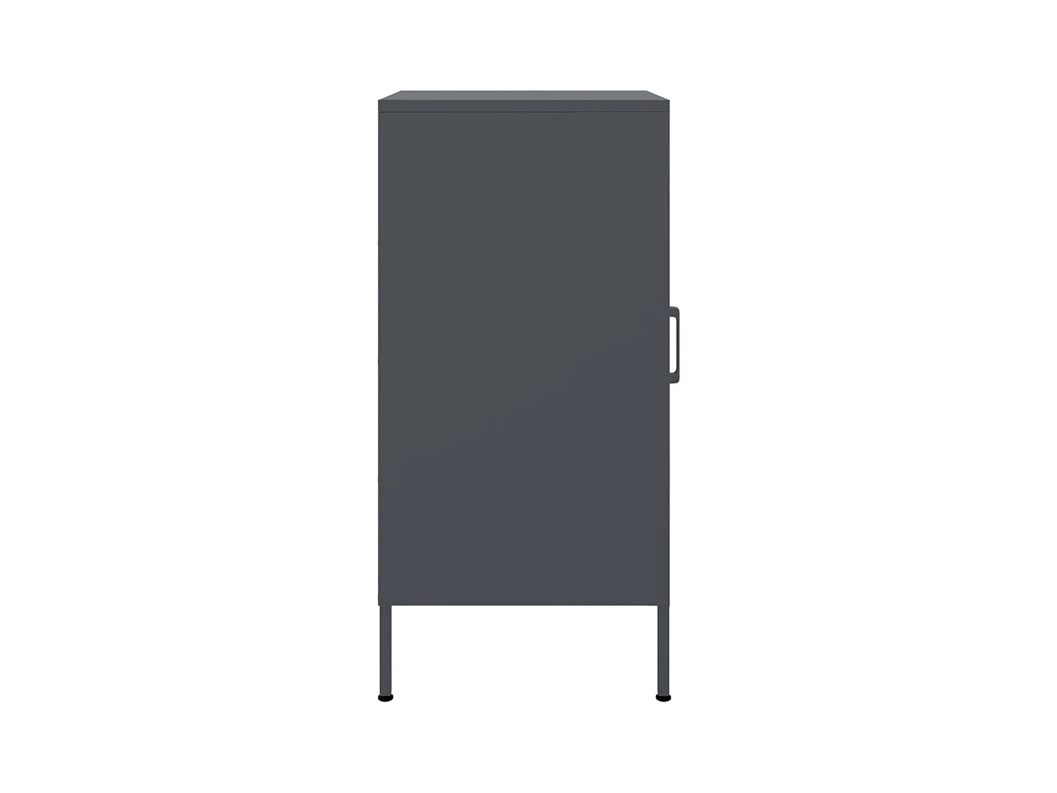 Buffets 2 pcs anthracite 36x39x79 cm acier