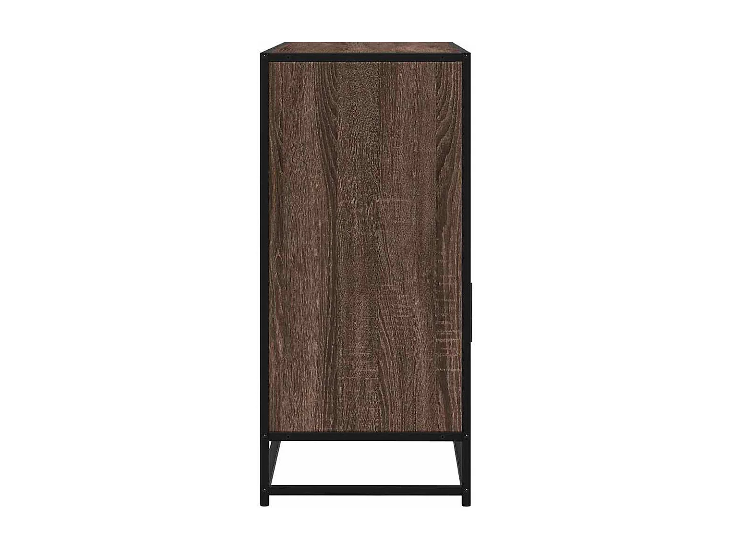 Buffet chêne marron 100x35x76 cm bois d'ingénierie