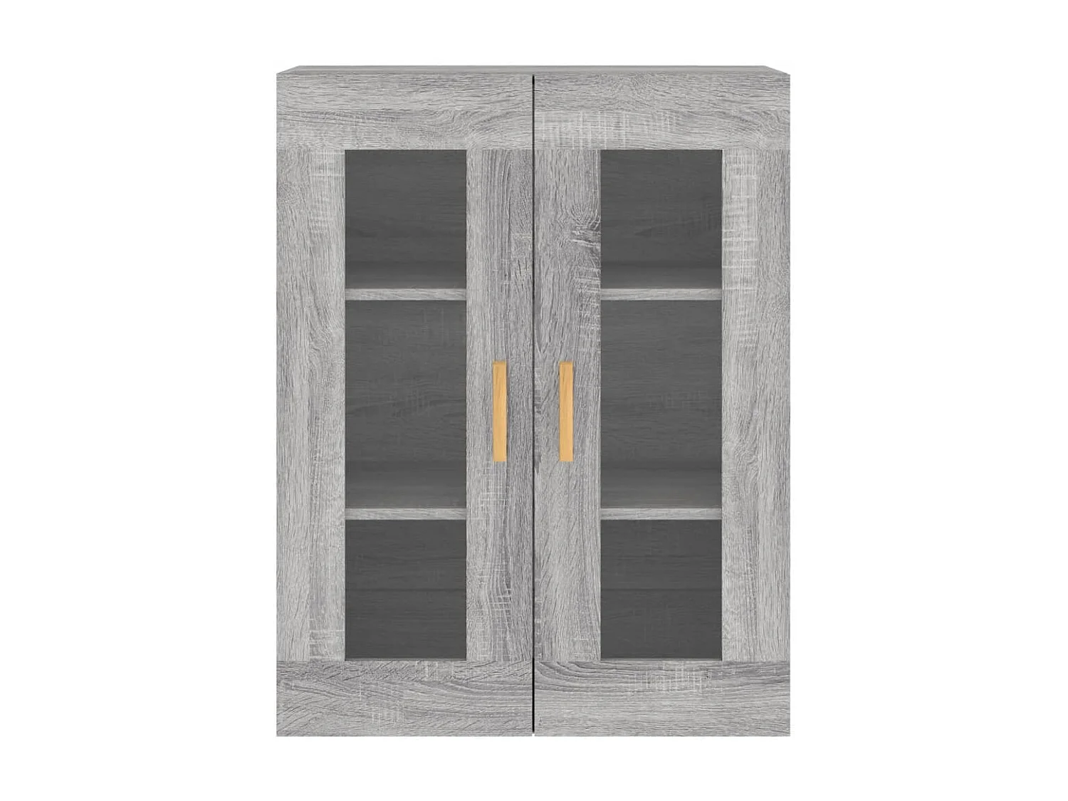 Armoires murales 2 pcs sonoma gris bois d'ingénierie