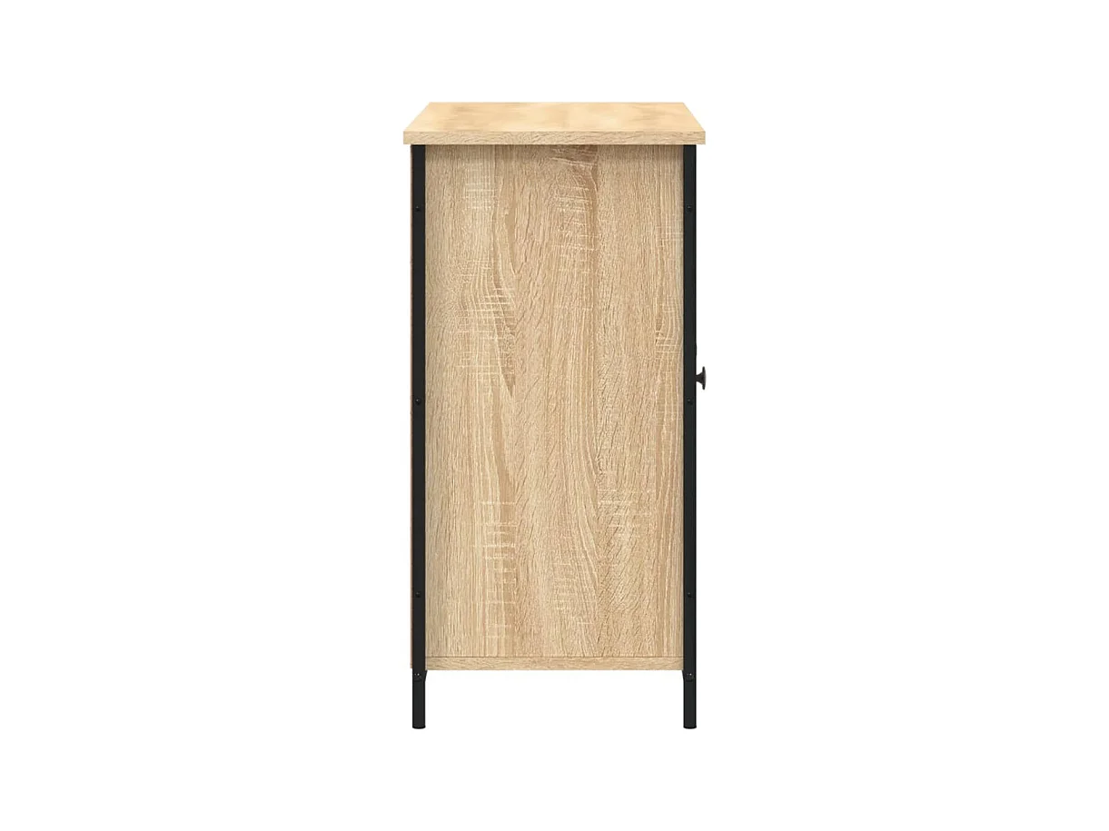 Buffet chêne sonoma 100x35x70 cm bois d'ingénierie