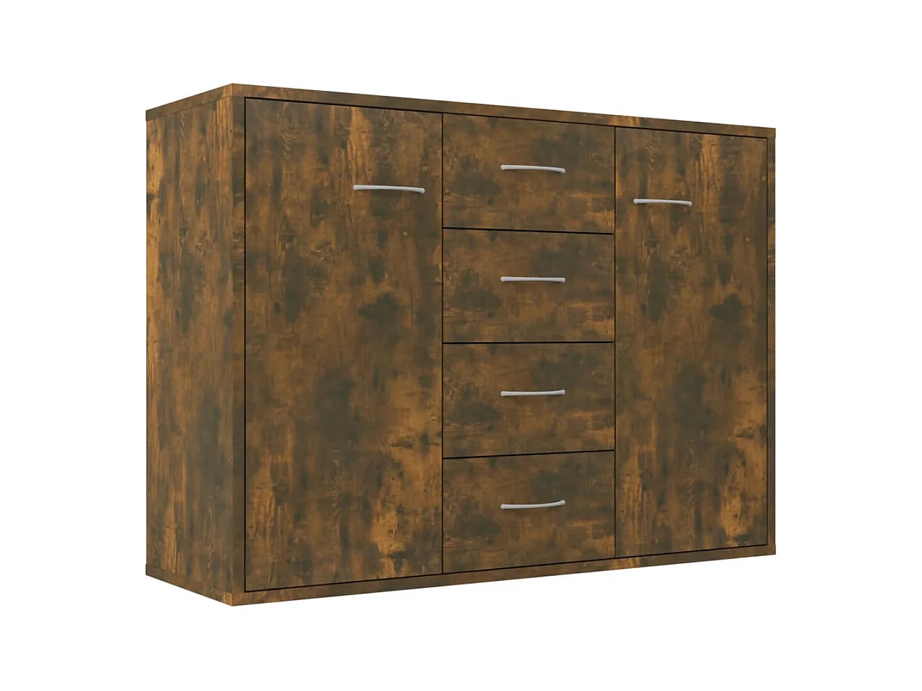 Buffet Chêne fumé 88x30x65 cm Bois d'ingénierie