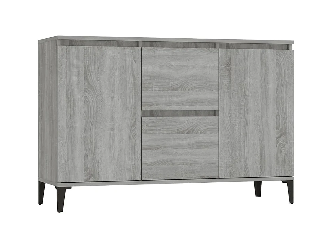 Buffet Sonoma gris 104x35x70 cm Bois d'ingénierie