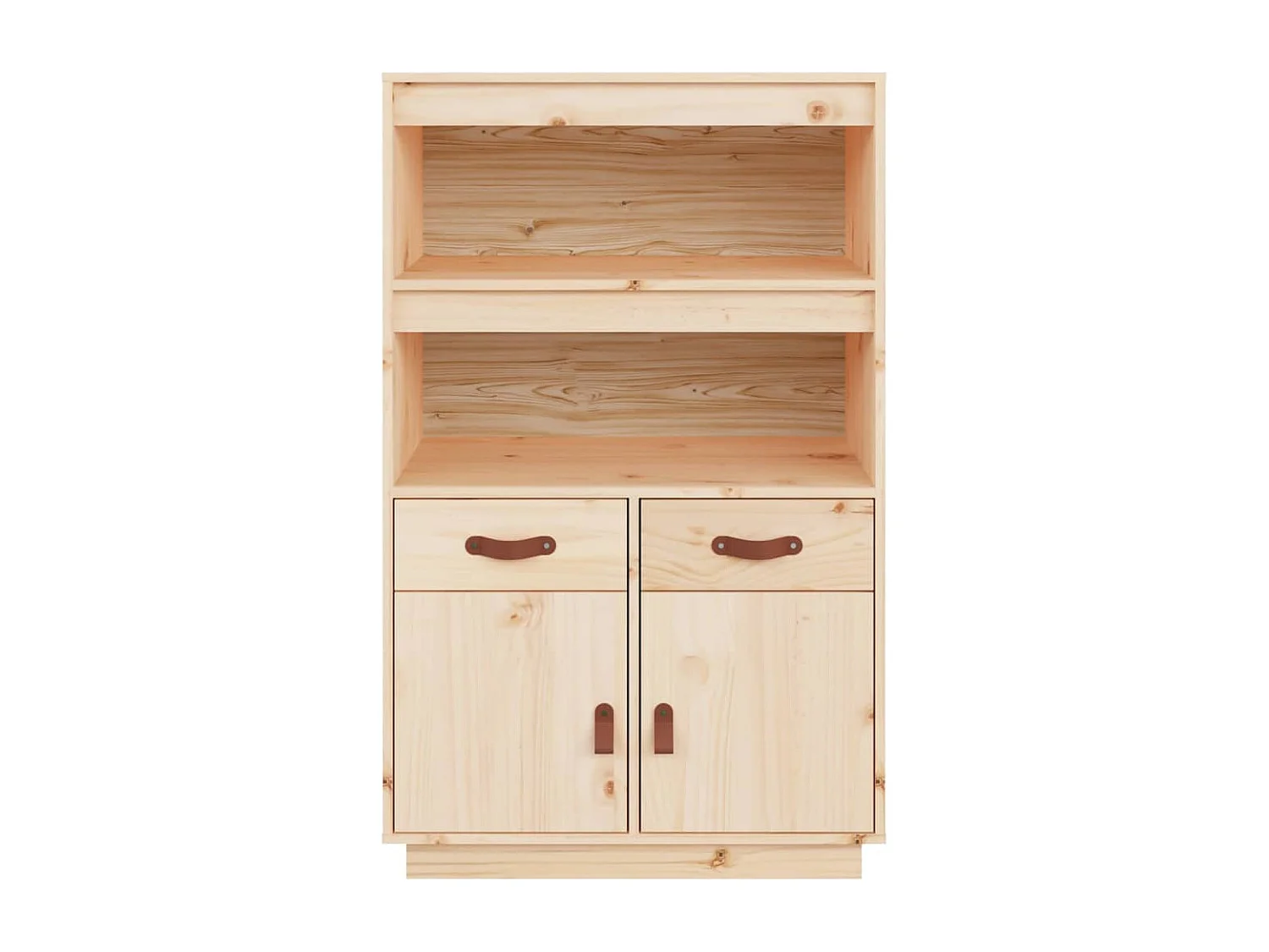 Buffet haut 67x40x108,5 cm Bois massif de pin