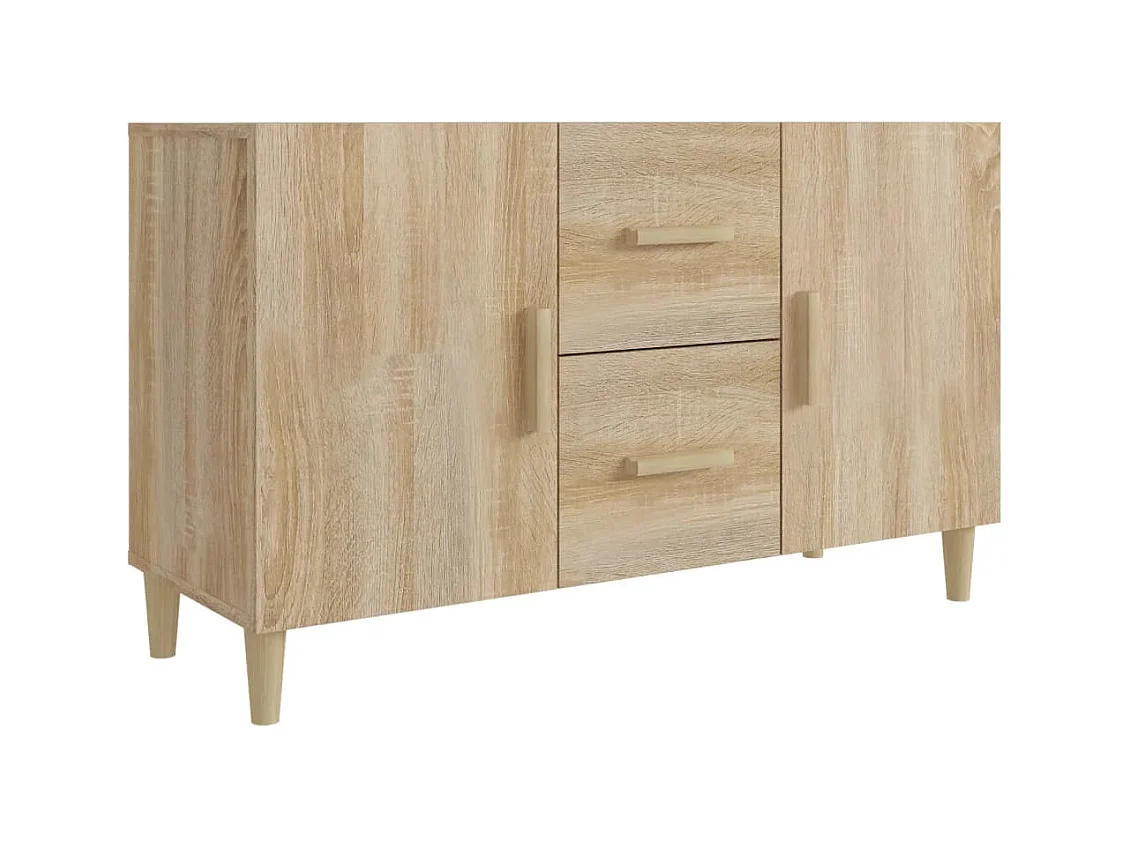 Buffet chêne sonoma 100x36x60 cm bois d'ingénierie