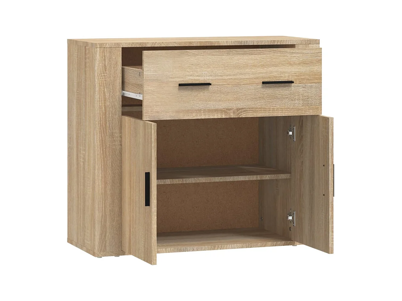 Buffet Chêne sonoma 80x33x70 cm Bois d'ingénierie