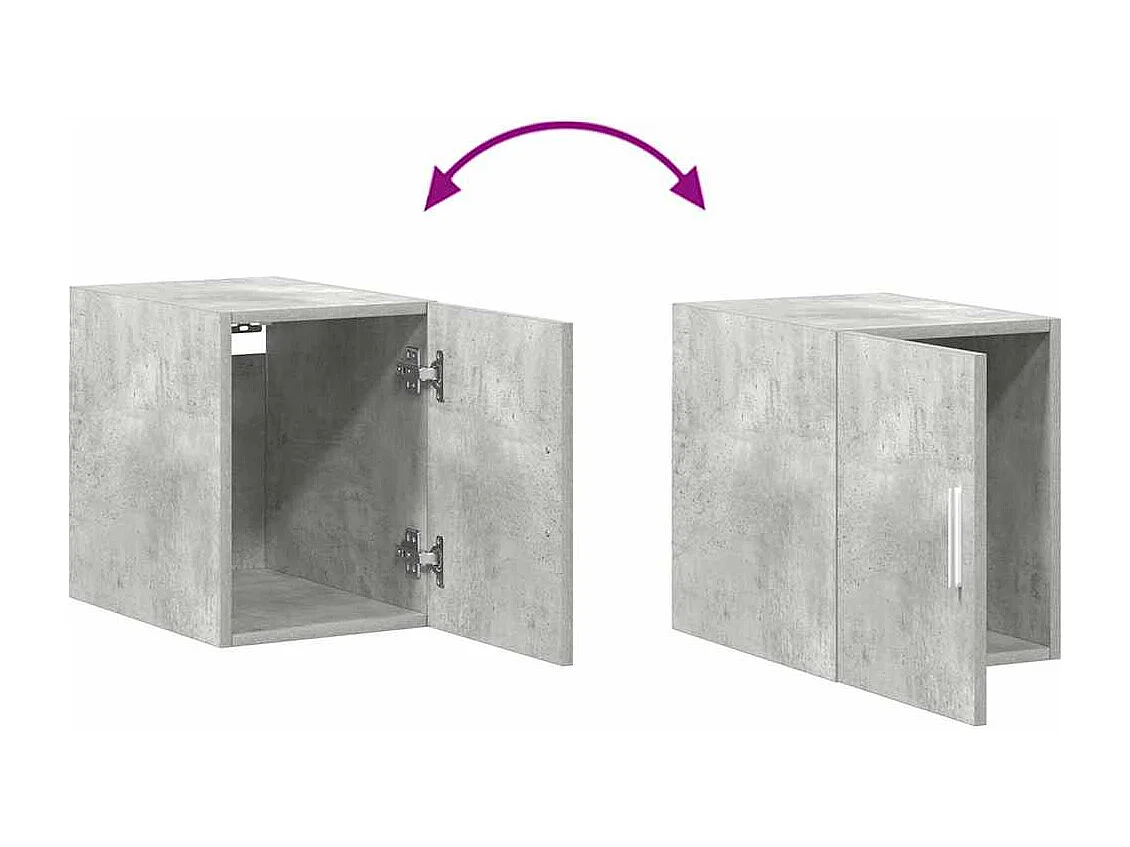 Mobiletto contenitore sottile grigio cemento 30x42,5x225 cm