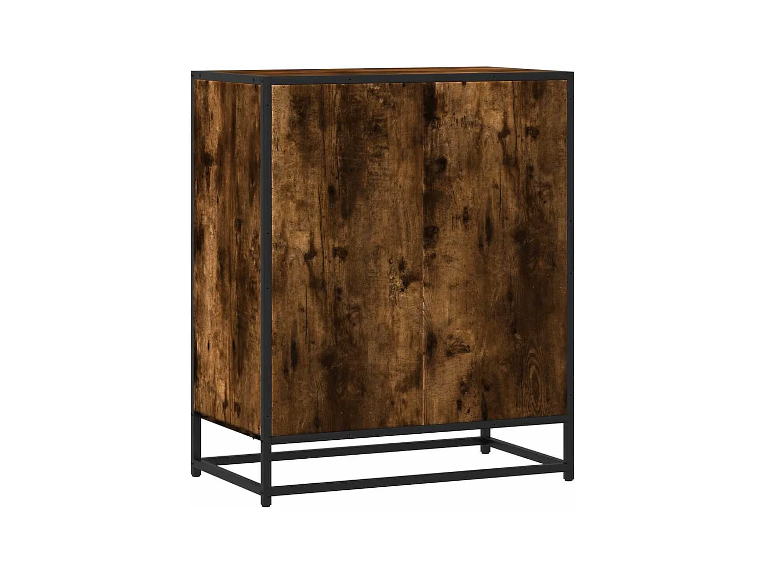 Buffet chêne fumé 62x35x76 cm bois d'ingénierie