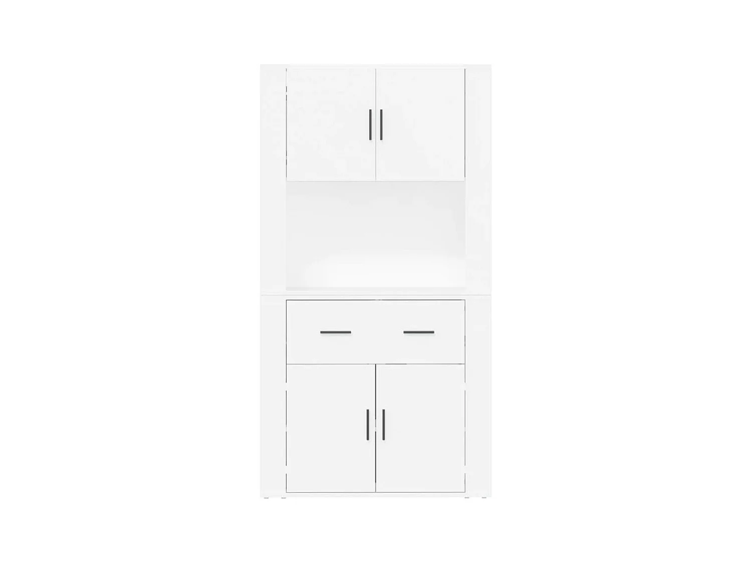 Buffet haut Blanc Bois d'ingénierie