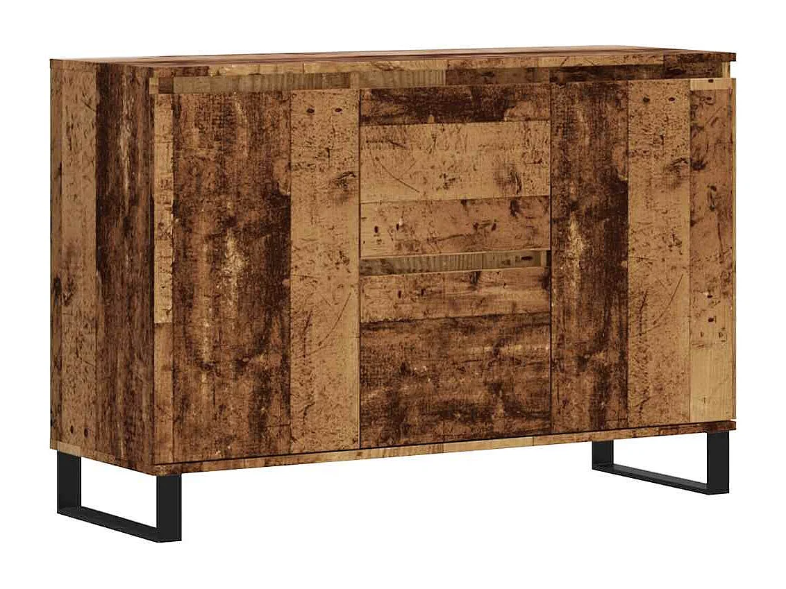 Buffet vieux bois 104x35x70 cm bois d’ingénierie