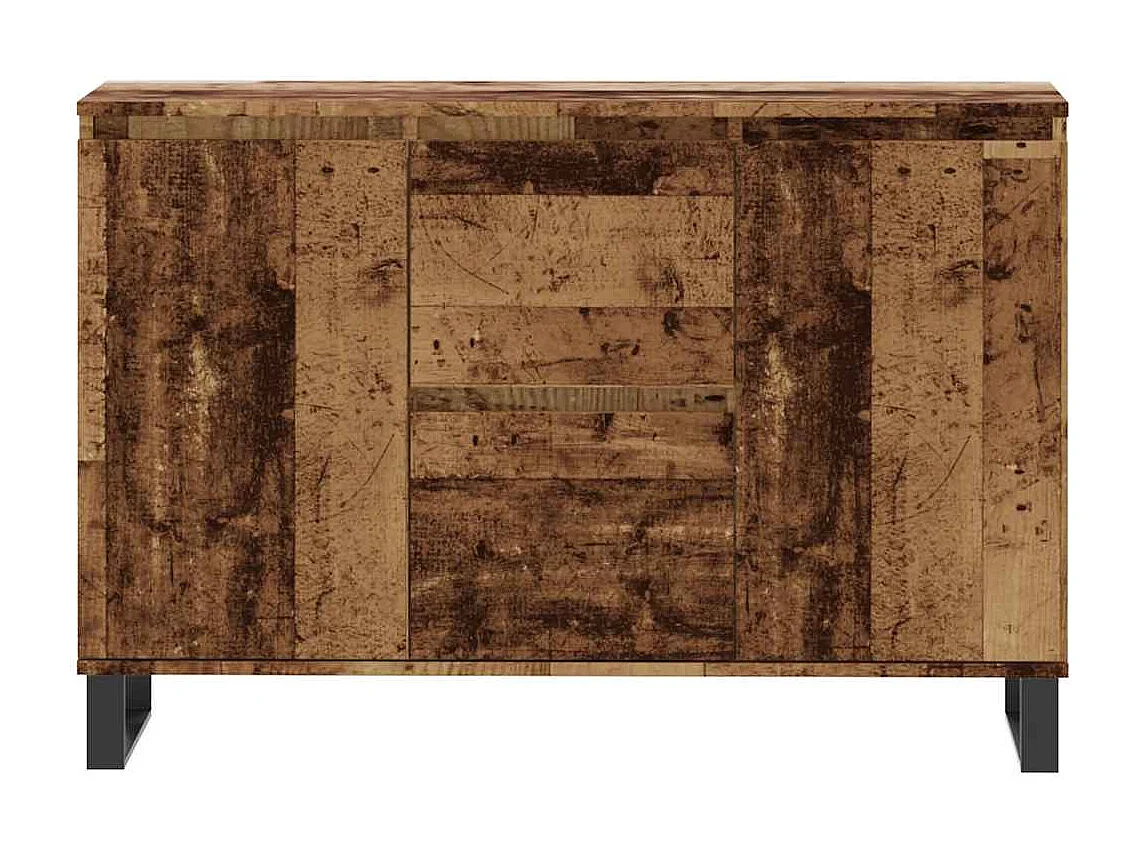 Buffet vieux bois 104x35x70 cm bois d’ingénierie