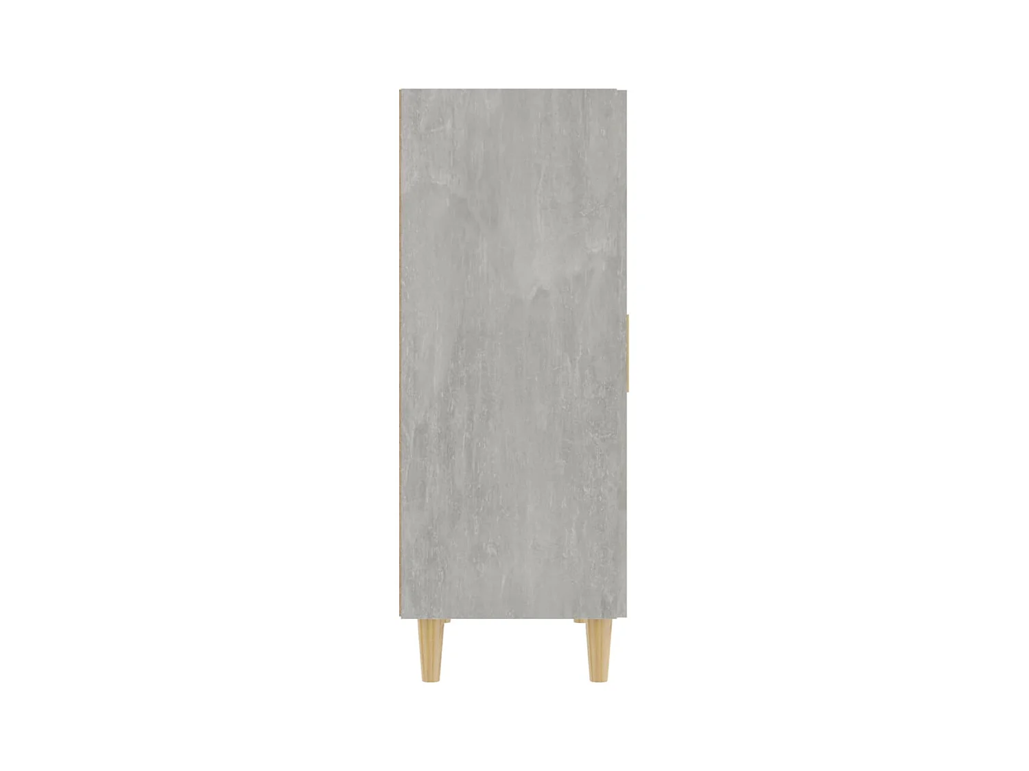 Aparador de hormigón gris 70x34x90 cm Madera de ingeniería