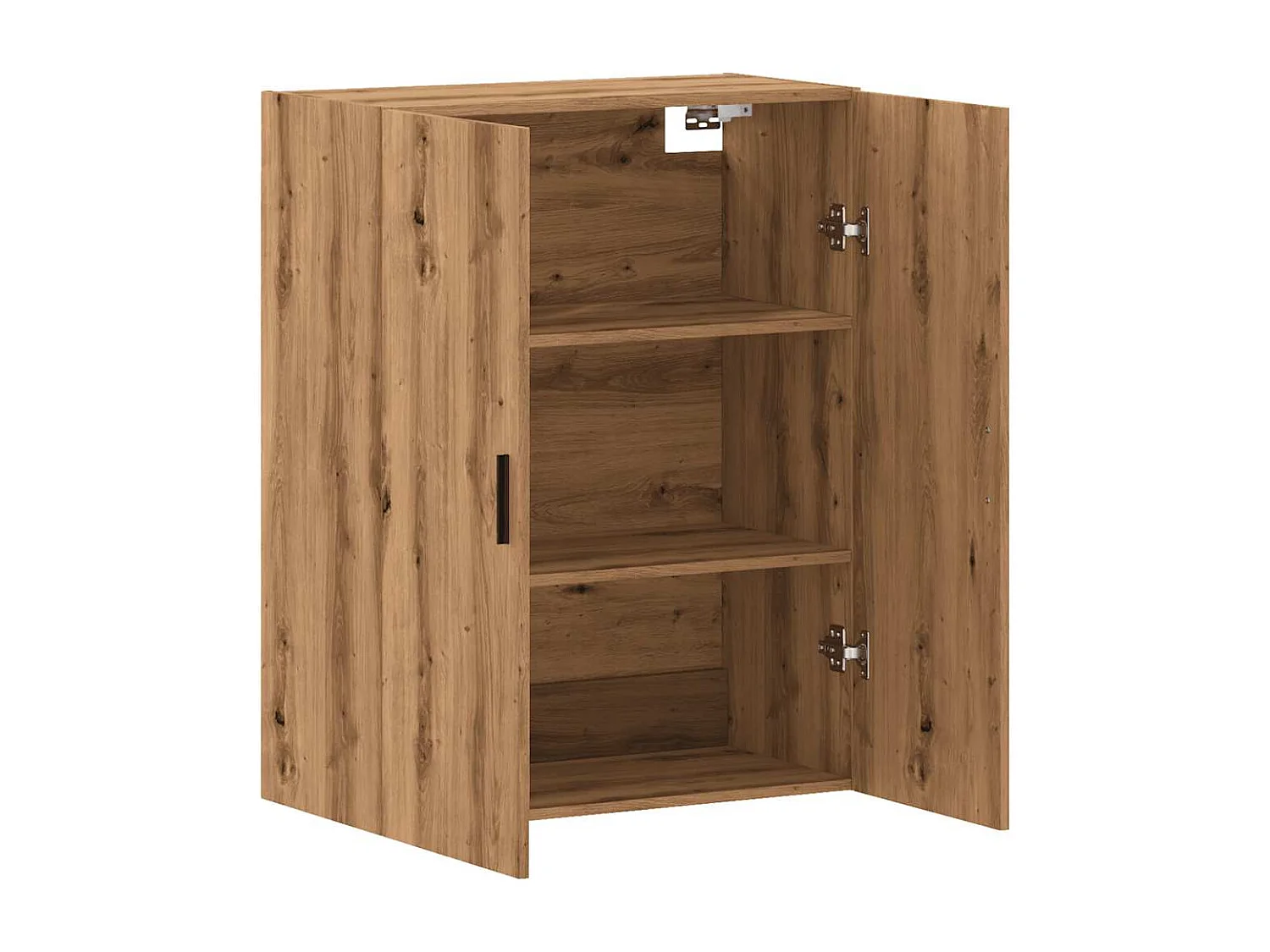 Armario de pared de roble hecho a mano 69,5x34x90 cm