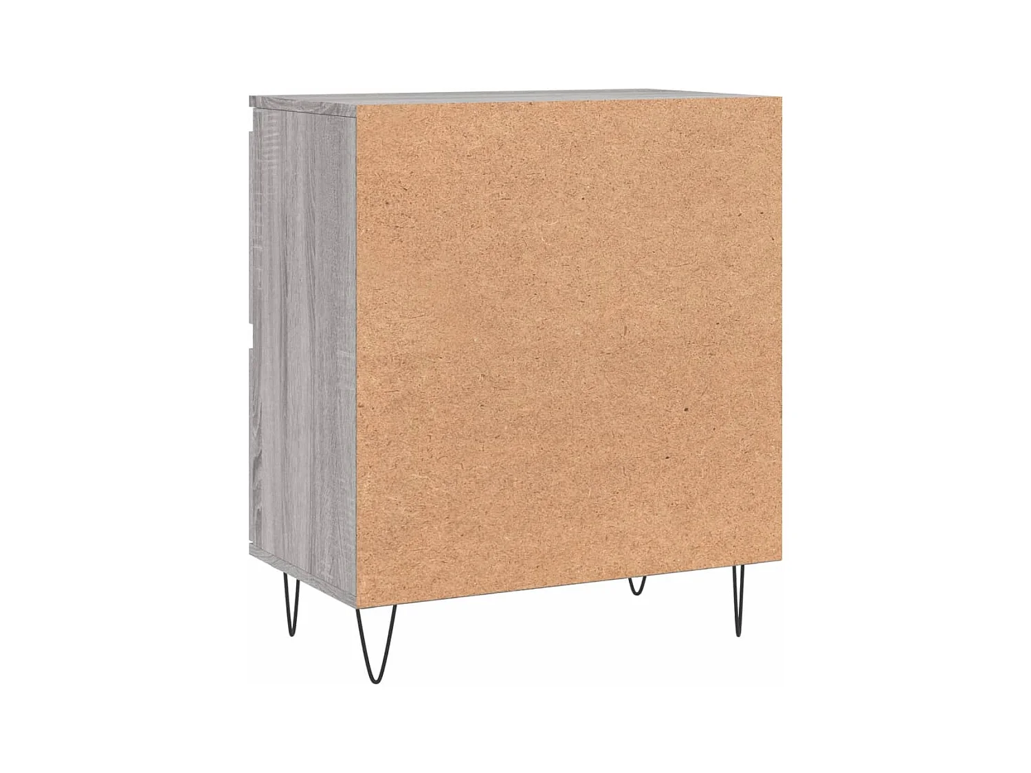 Credenza Sonoma grigia 60x35x70 cm in legno ingegnerizzato